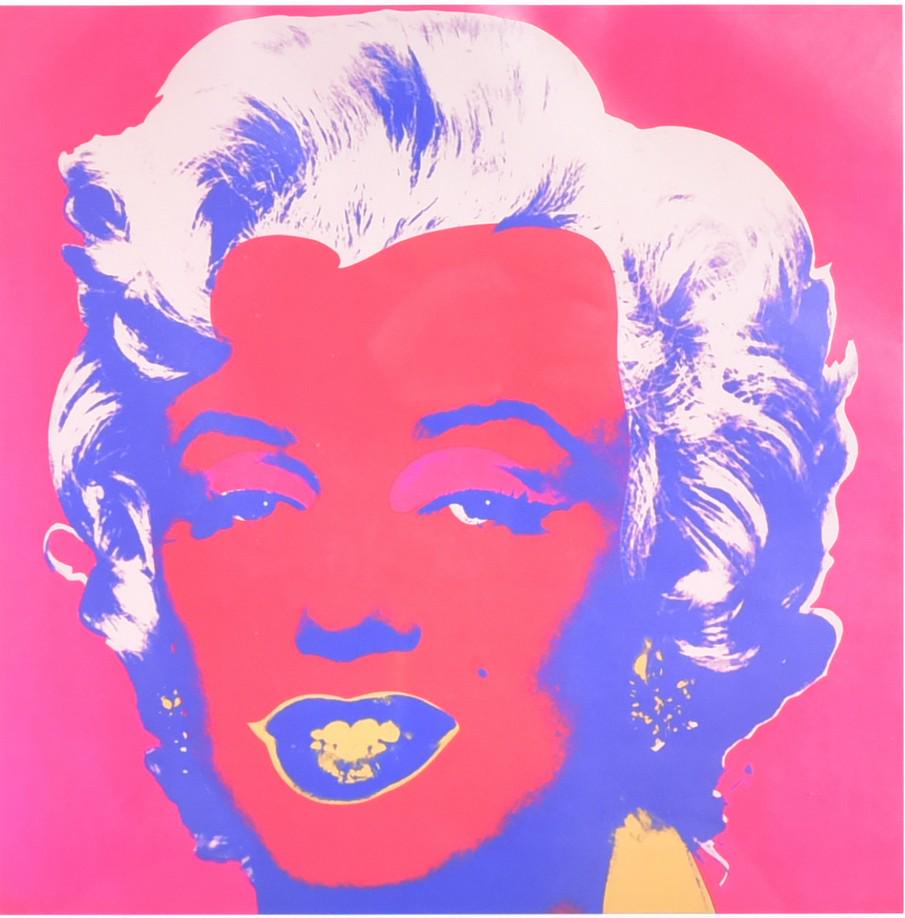 After Andy Warhol "Marilyn Monroe" Print: After Andy Warhol "Marilyn Monroe" print, lithograph on paper, published by TMG 2009, 20" x 16" sheet, framed 37-1/2" x 25-1/2", very good condition