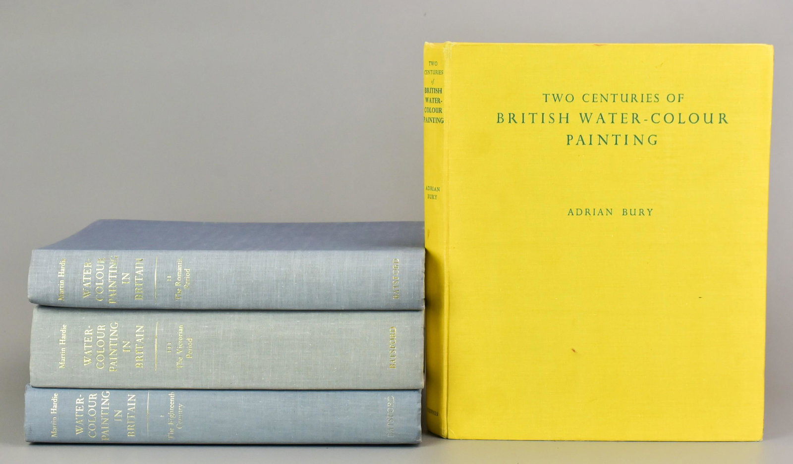 Hardie, "Watercolour Painting in Britian" 3 Volumes: Hardie, "Watercolor Painting in Britian" 3 volumes, Batsford, hardcover, also includes Adrian Bury 'Two Centuries of British Water-Colour Painting'
