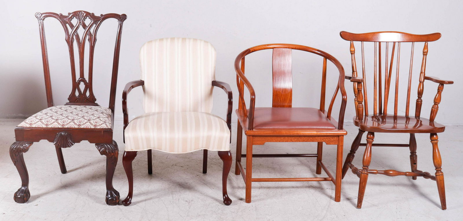 (4) odd chairs, 3 armchairs and 1 side chair (1 of 1)