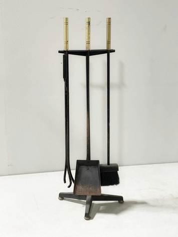 Donald Deskey style fireplace tools (1 of 6)
