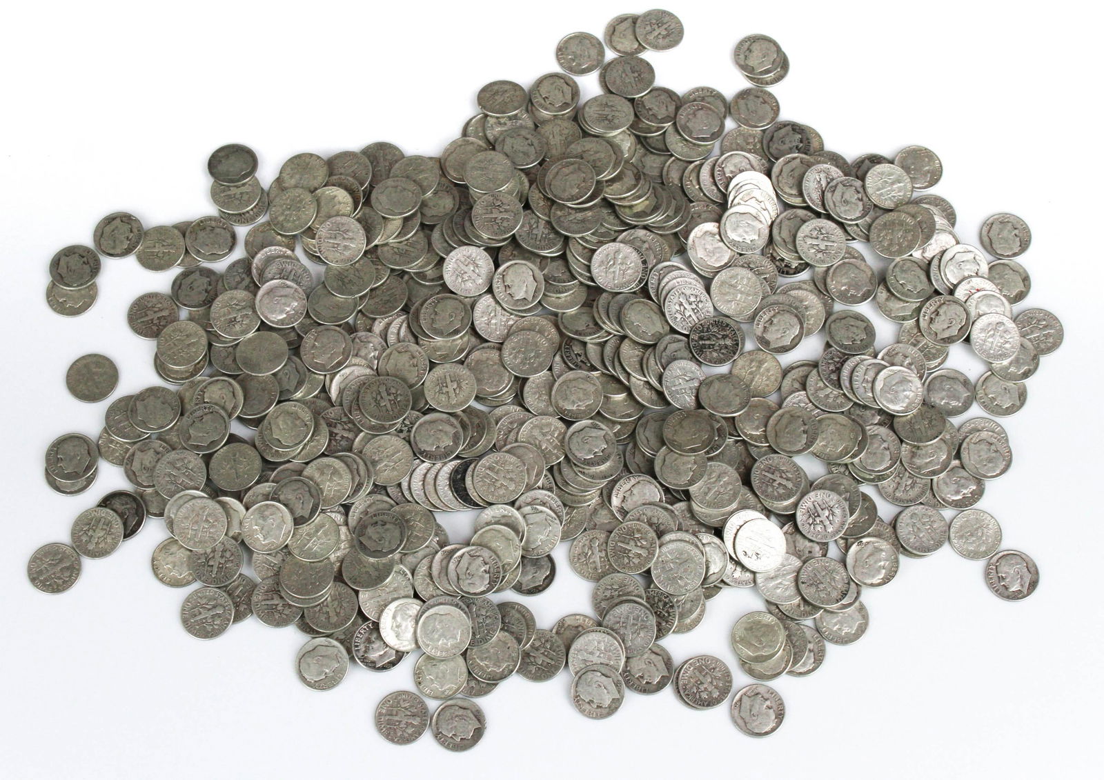 $63,50 Face Value 90% Silver Roosevelt Dimes (1 of 7)