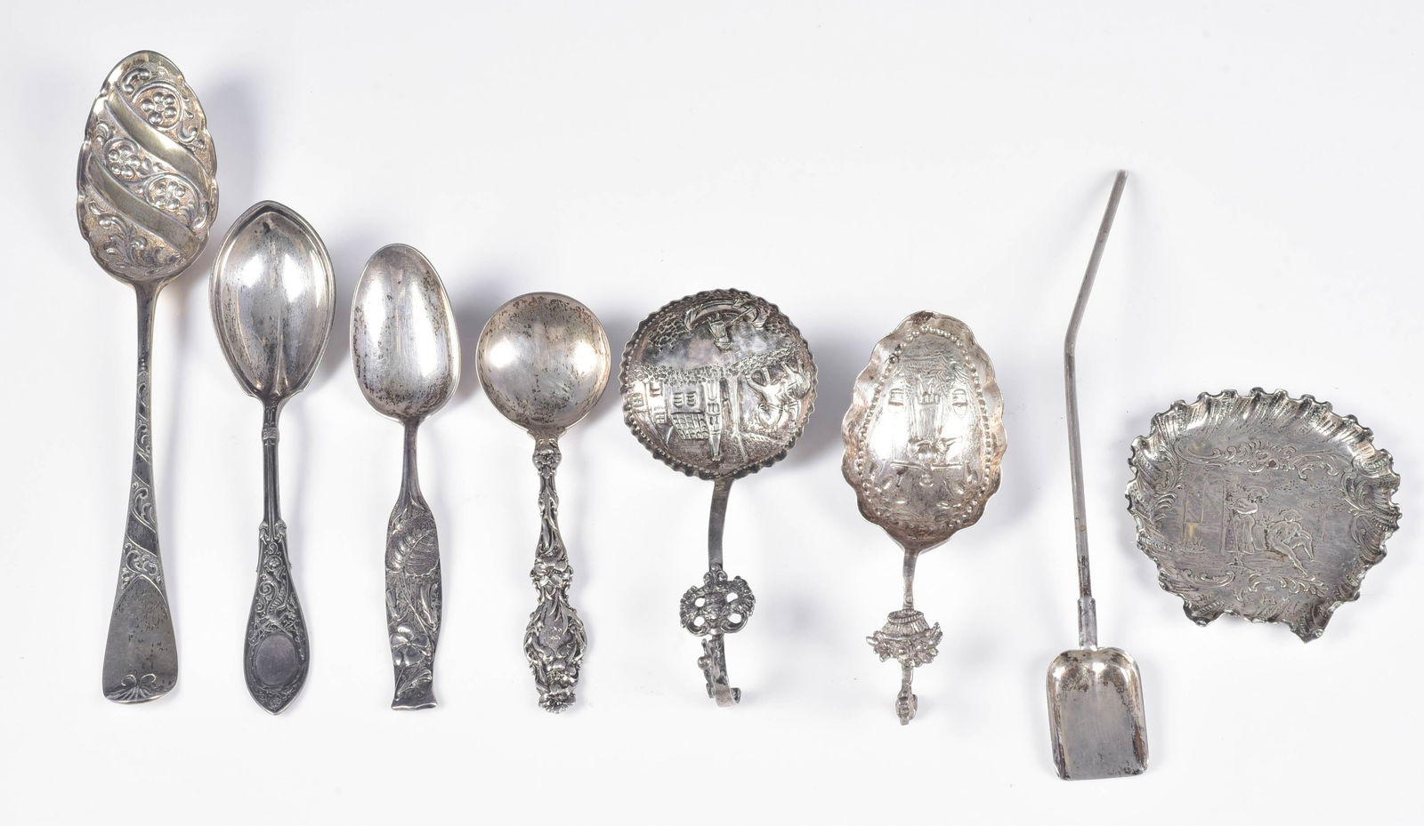 (8) Sterling and Silver Spoons (1 of 2)