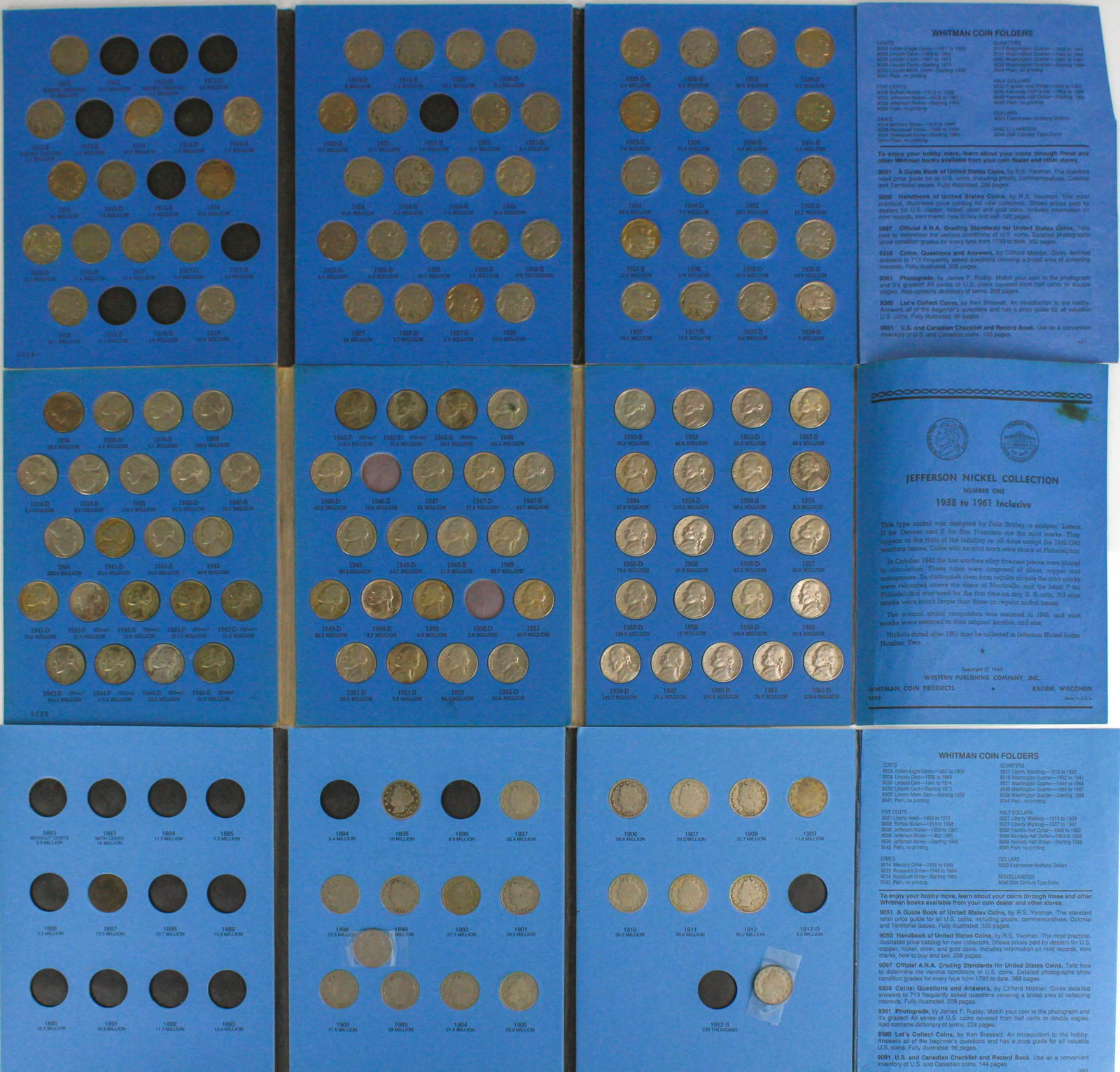 Liberty, Buffalo, Jefferson Nickels, $6.25 Face (1 of 2)