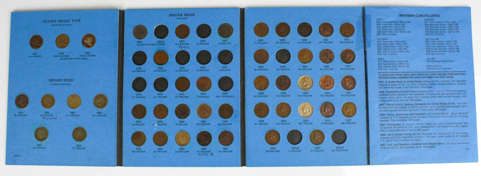 Partial Set Indian Head Cents, 46 Pcs (1 of 3)