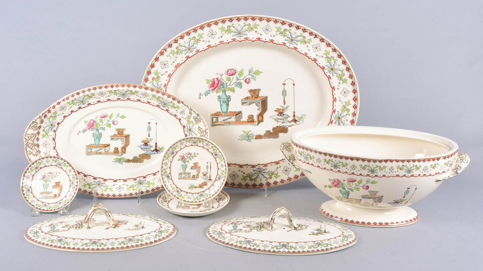 (8) Pcs Copeland Spode Canton Smooth (1 of 5)