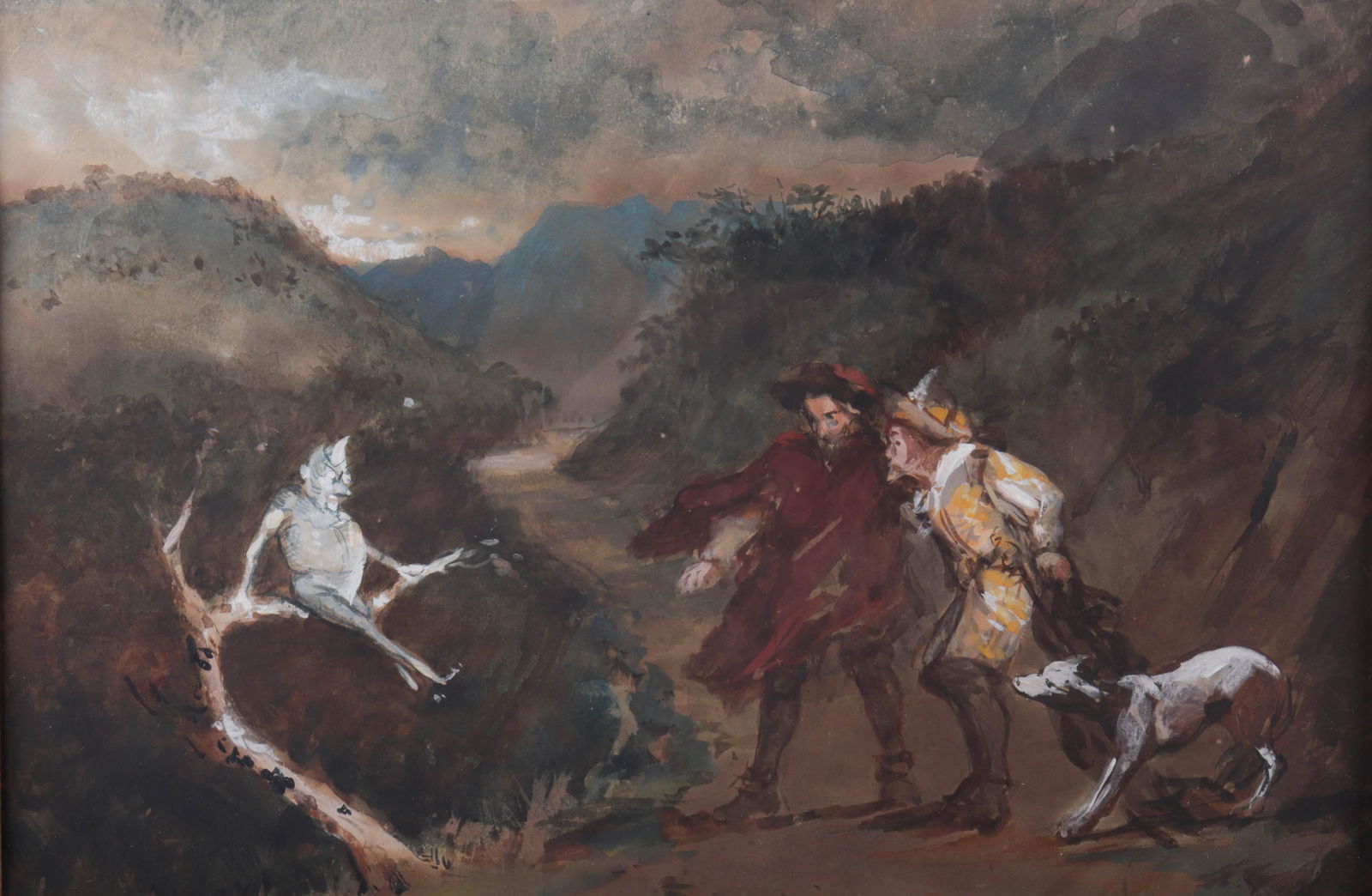 19th C Illustration Painting for Fantasy Story (1 of 2)