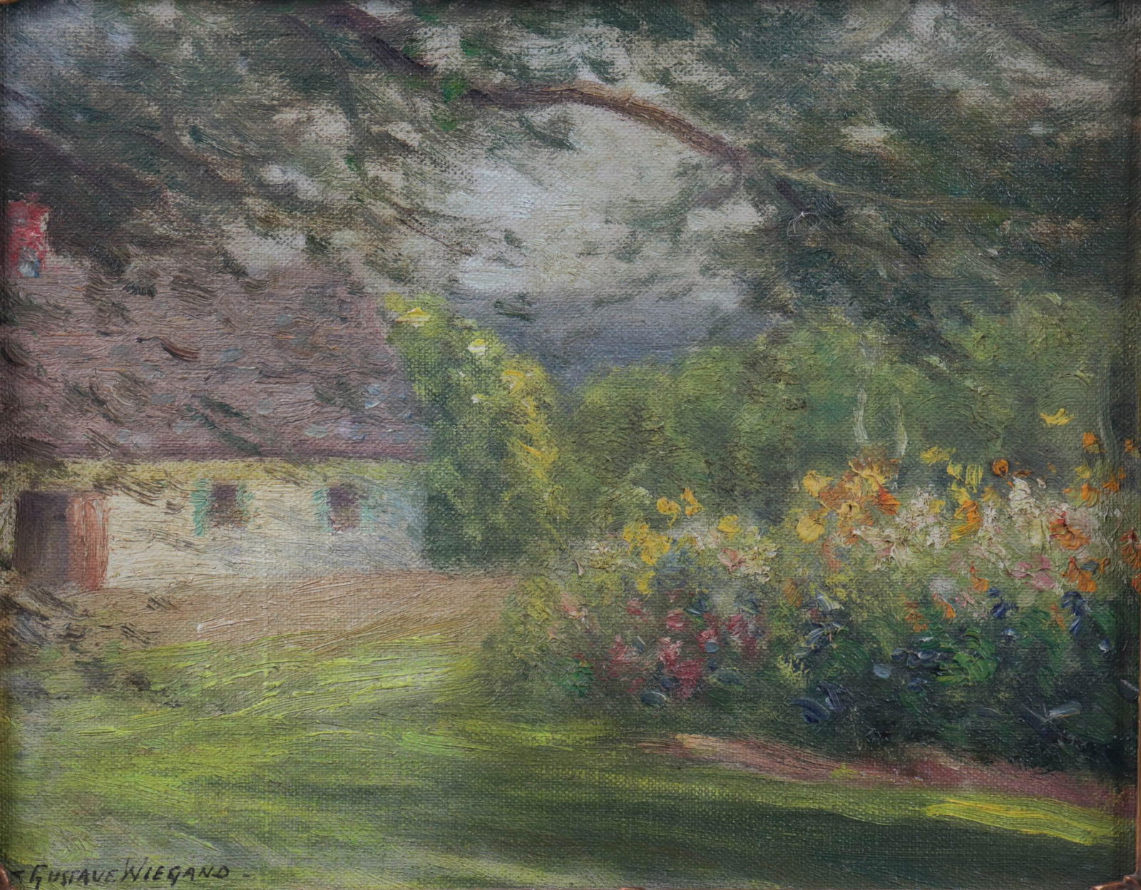 Gustave Wiegand "My Studio in Sunapee, NH" (1 of 5)