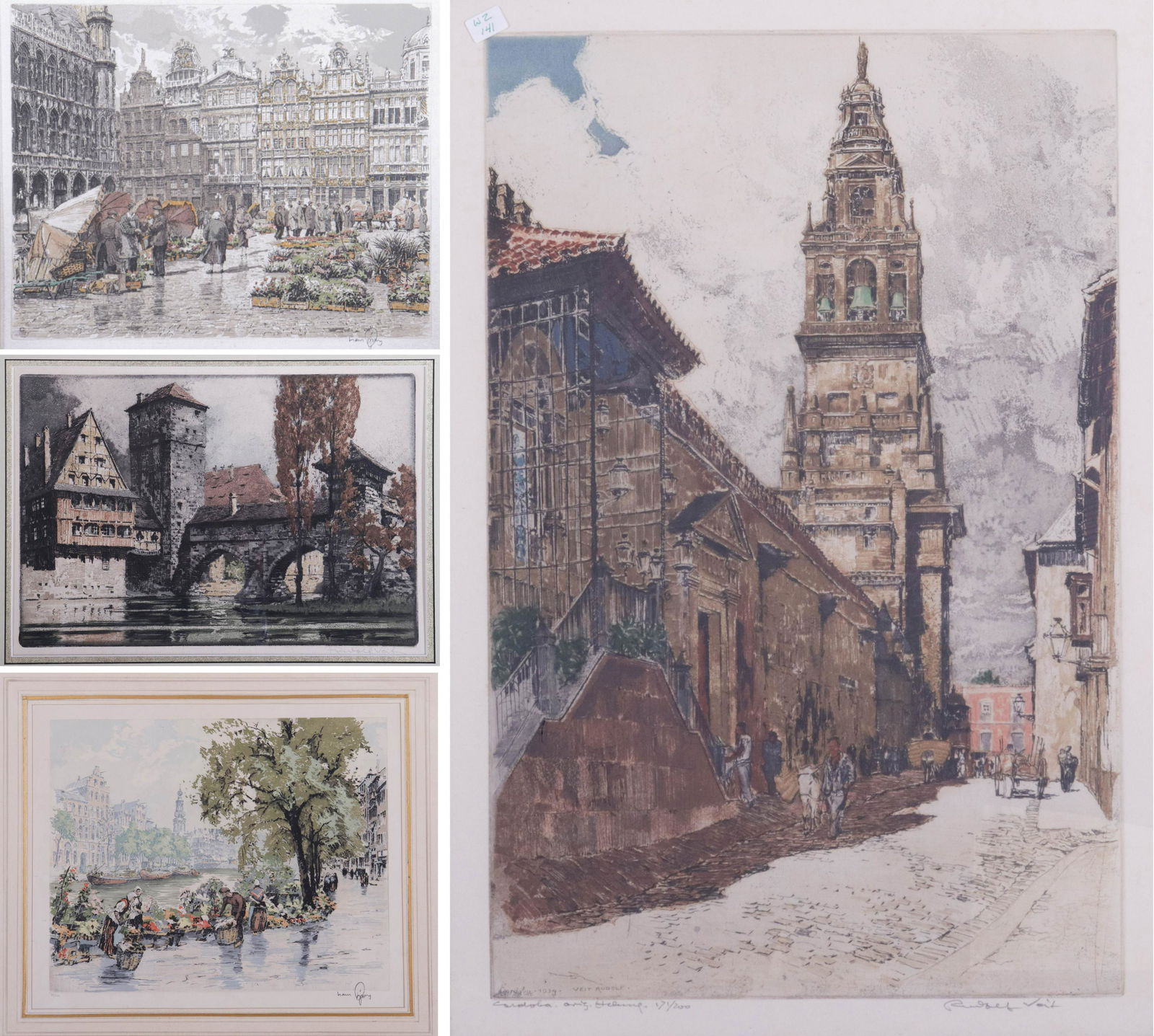 (4) Hans Figura & Rudolph Veit Etchings (1 of 7)