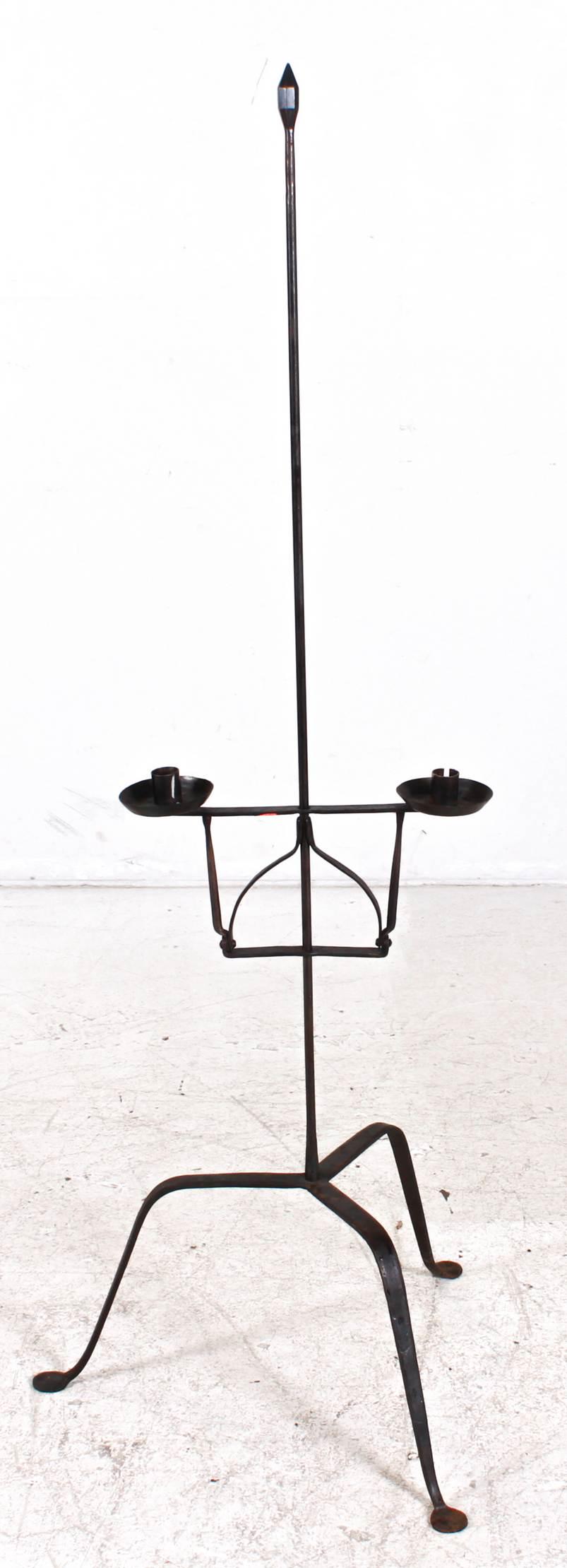 Wrought iron candle stand (1 of 1)