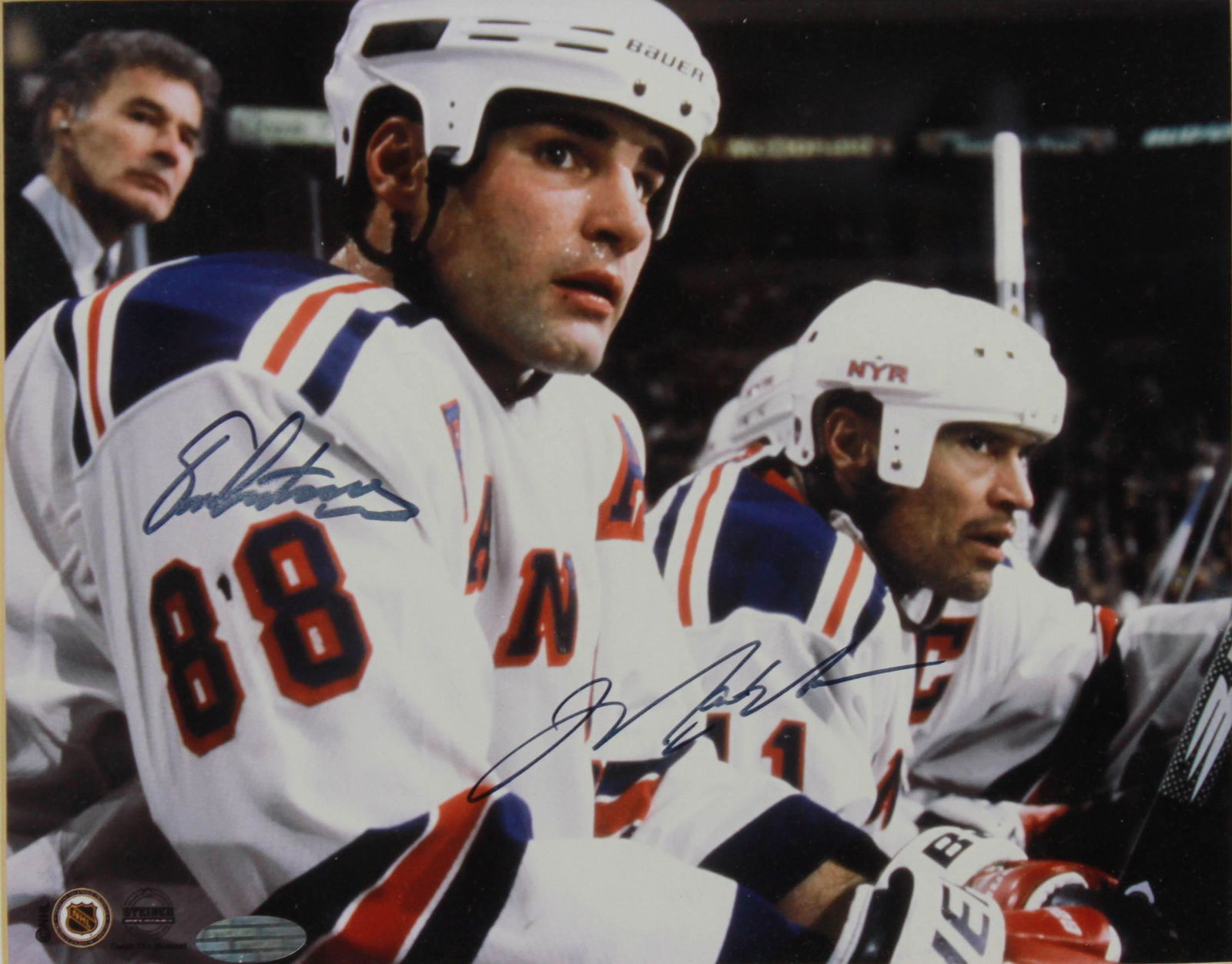 Eric Lindros & Mark Messier Signed Photograph (1 of 4)