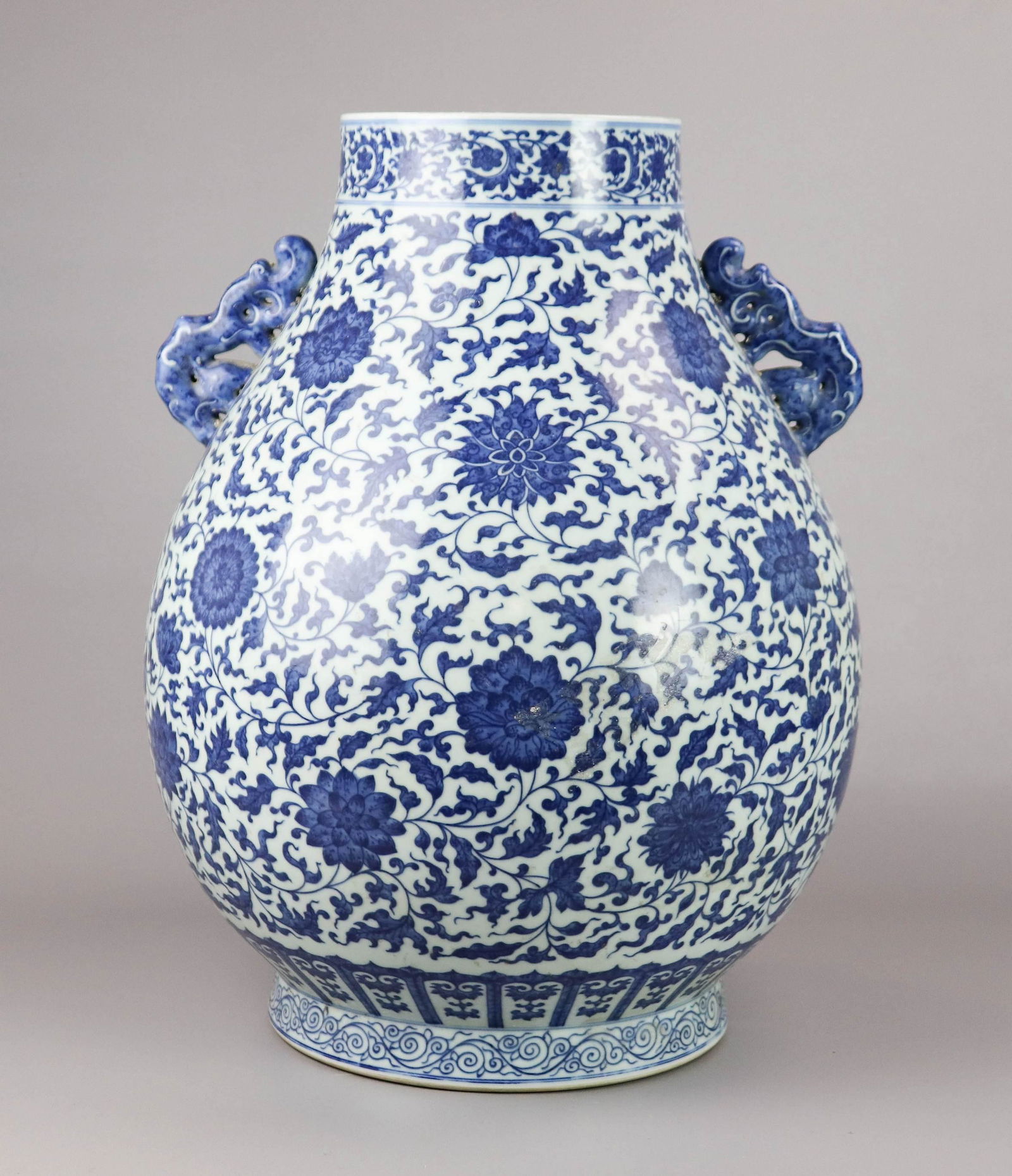 Chinese Blue & White Porcelain Vase (1 of 4)