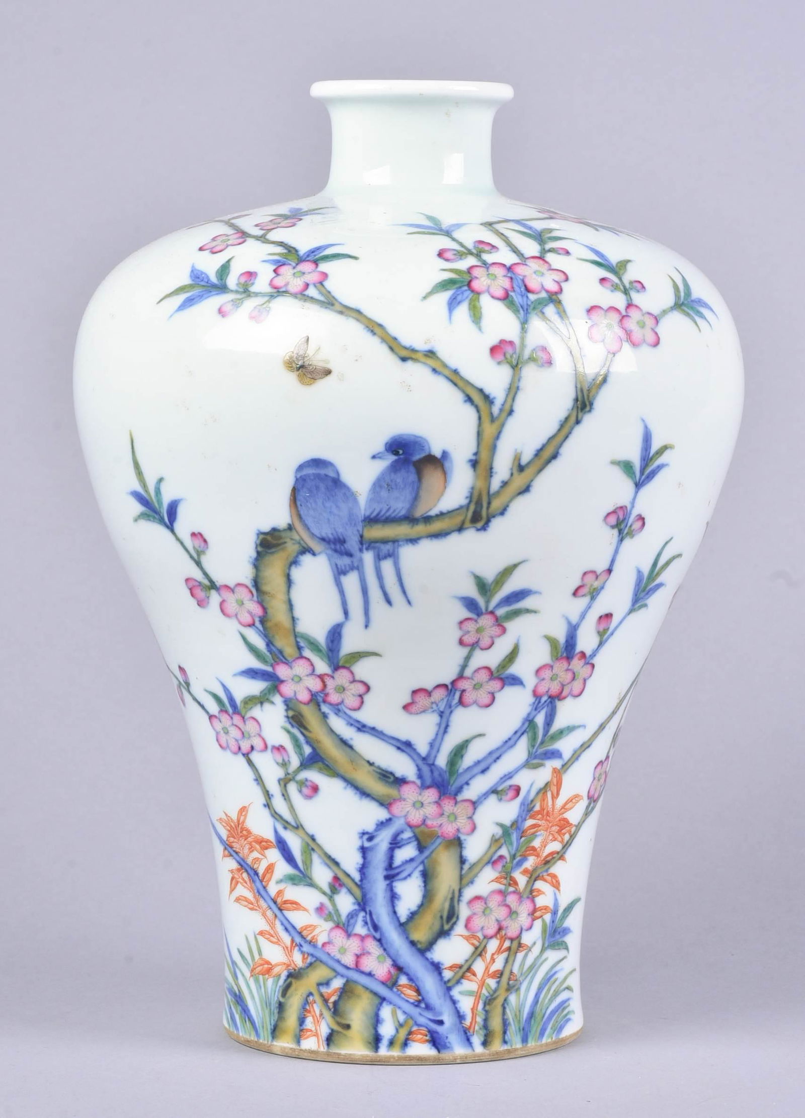Chinese Doucai Porcelain Meiping Vase (1 of 5)