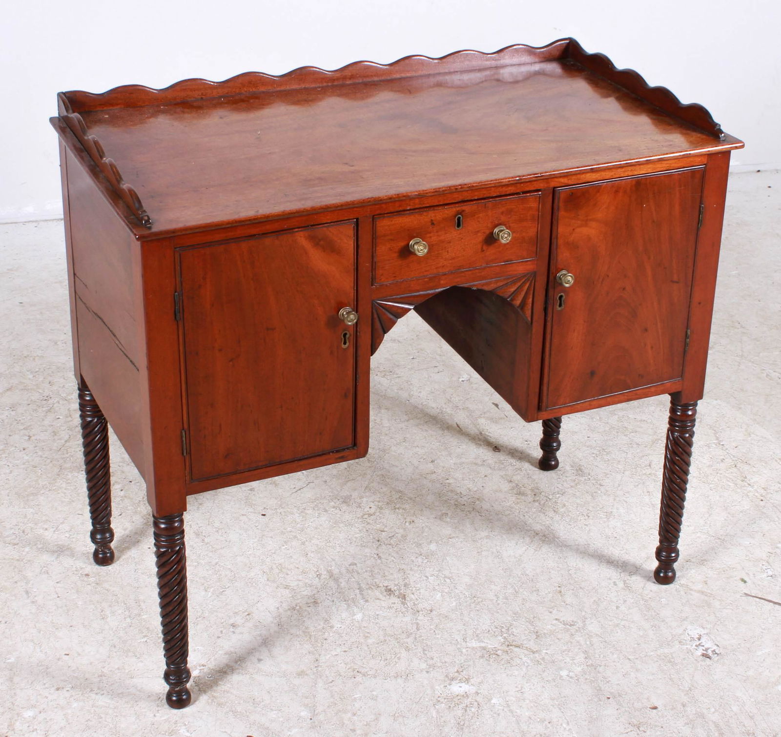 English Mahogany Regency Dressing Table (1 of 4)