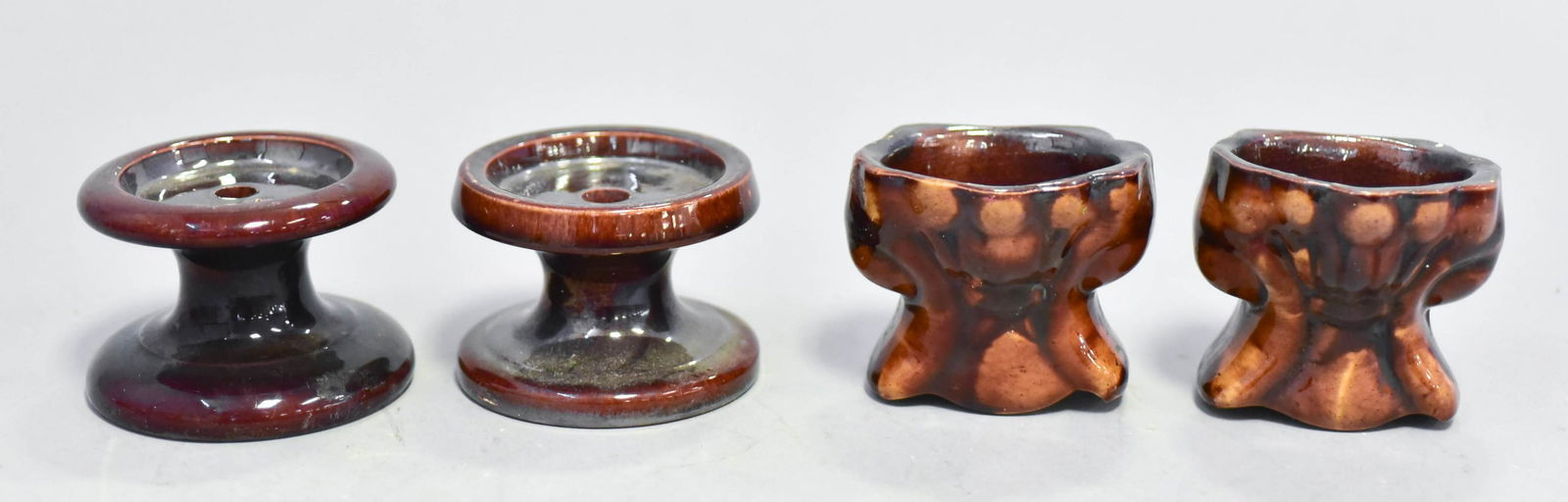 Rockingham Style Yellowware Stove Feet (1 of 1)