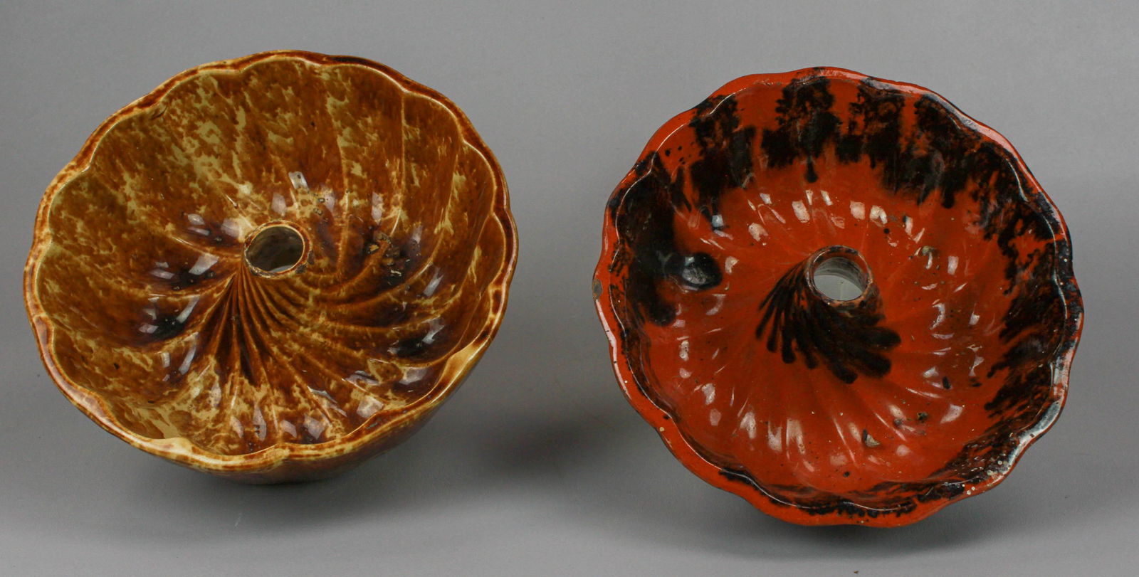 (2) Pottery Turk's Head Molds (1 of 3)