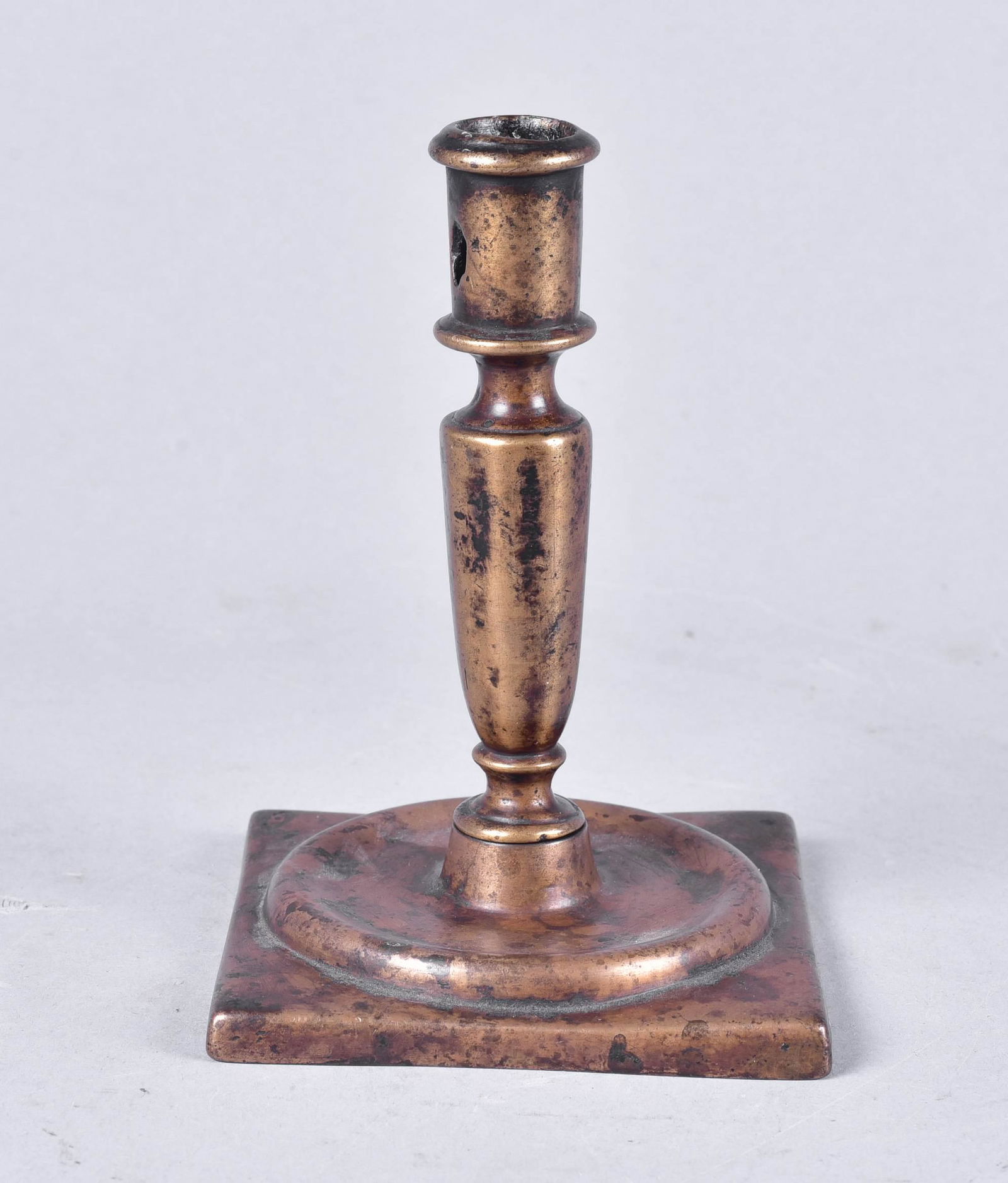 Spanish Brass Candlestick, Late 17th C (1 of 1)