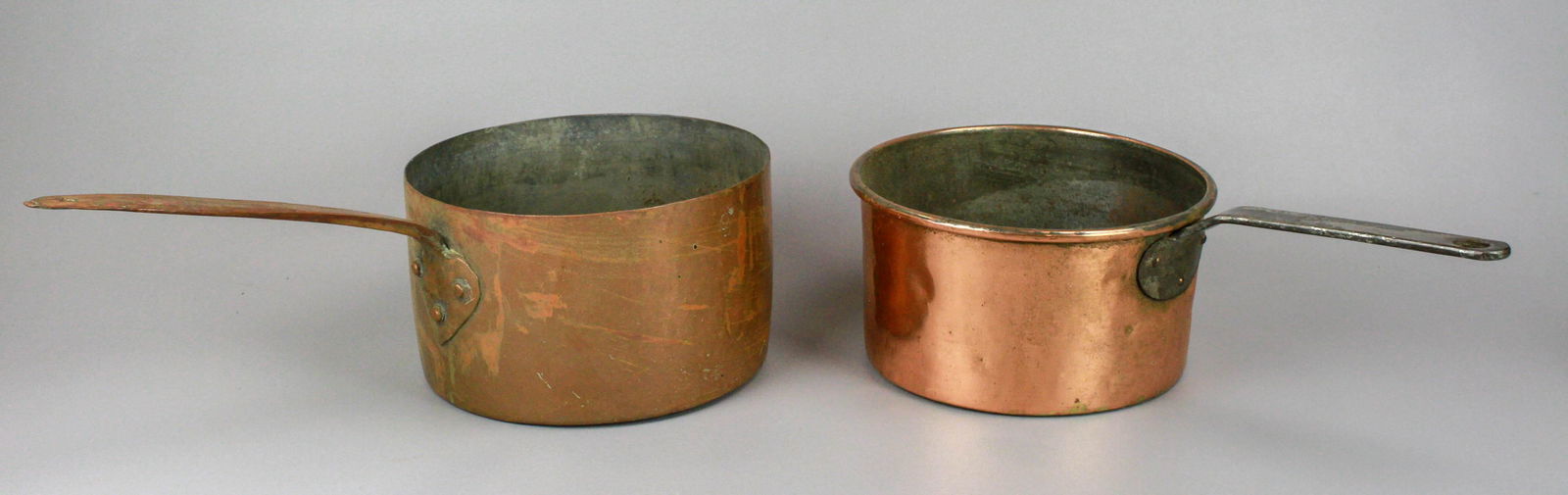 (2) Dovetailed Copper Pans (1 of 4)