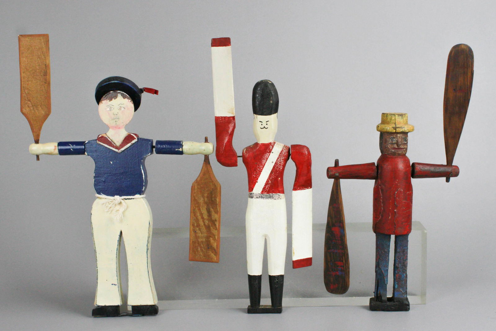 (3) Figural Whirligigs (1 of 2)