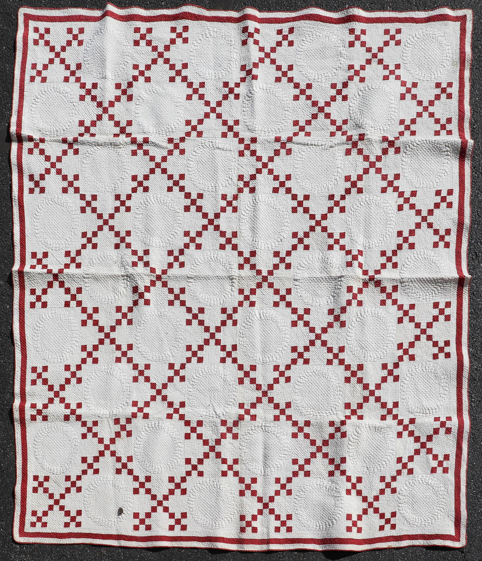 19th c. Patchwork Sunflower Quilt (1 of 5)