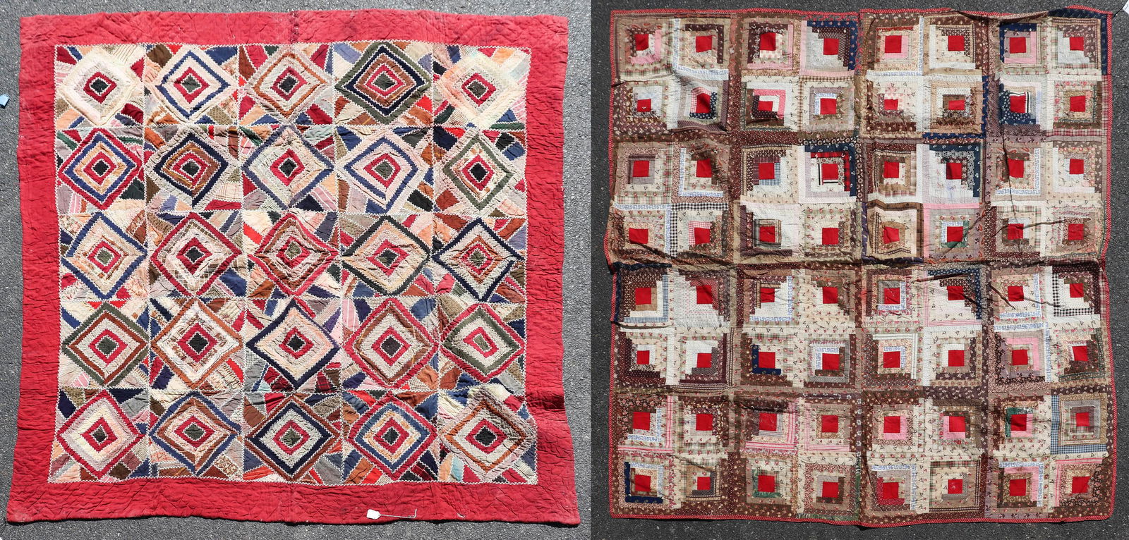 (2) 19th C Pieced Quilts (1 of 15)