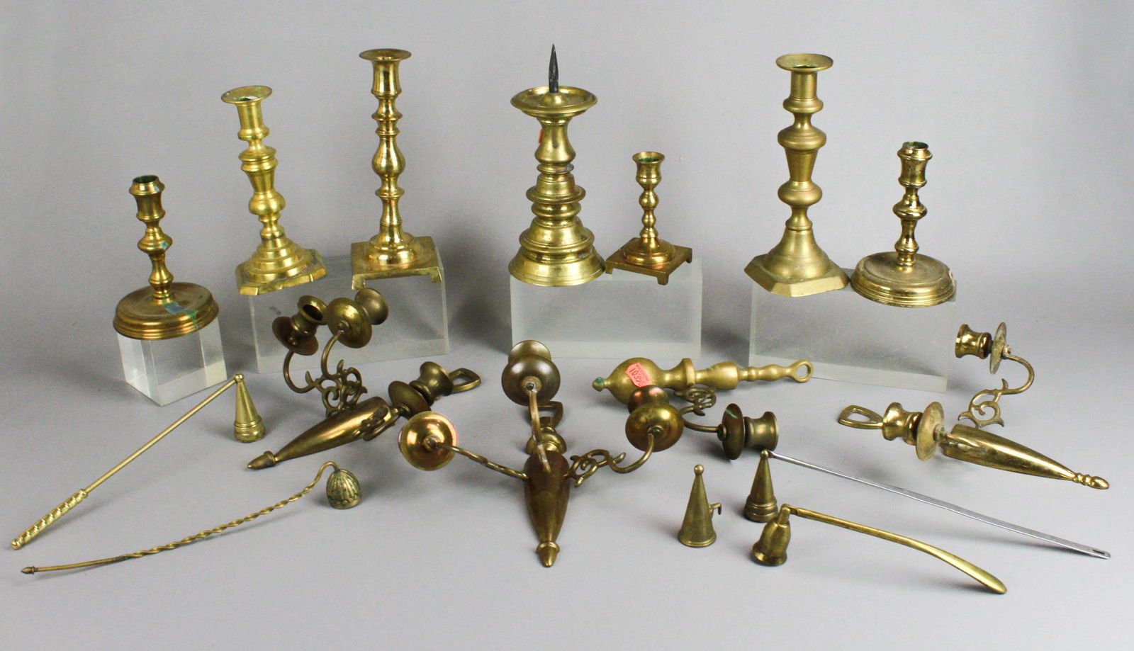 Lot of Brass Candle Items (1 of 1)