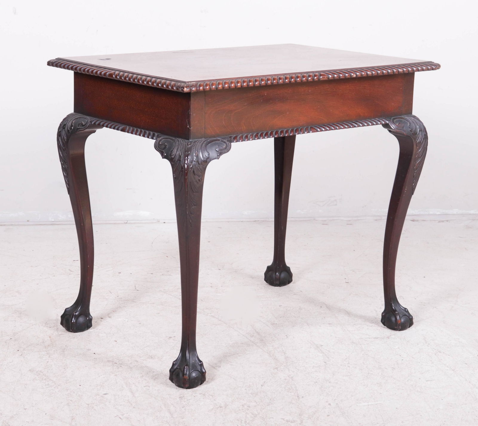 Chippendale mahogany tea table (1 of 2)
