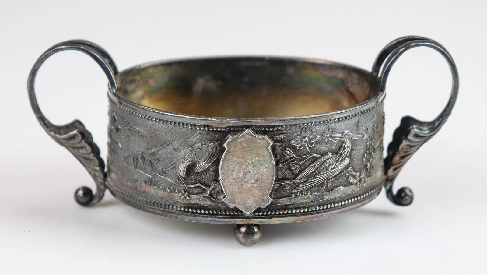 Benjamin J Mayo Plated Silver Open Salt (1 of 3)