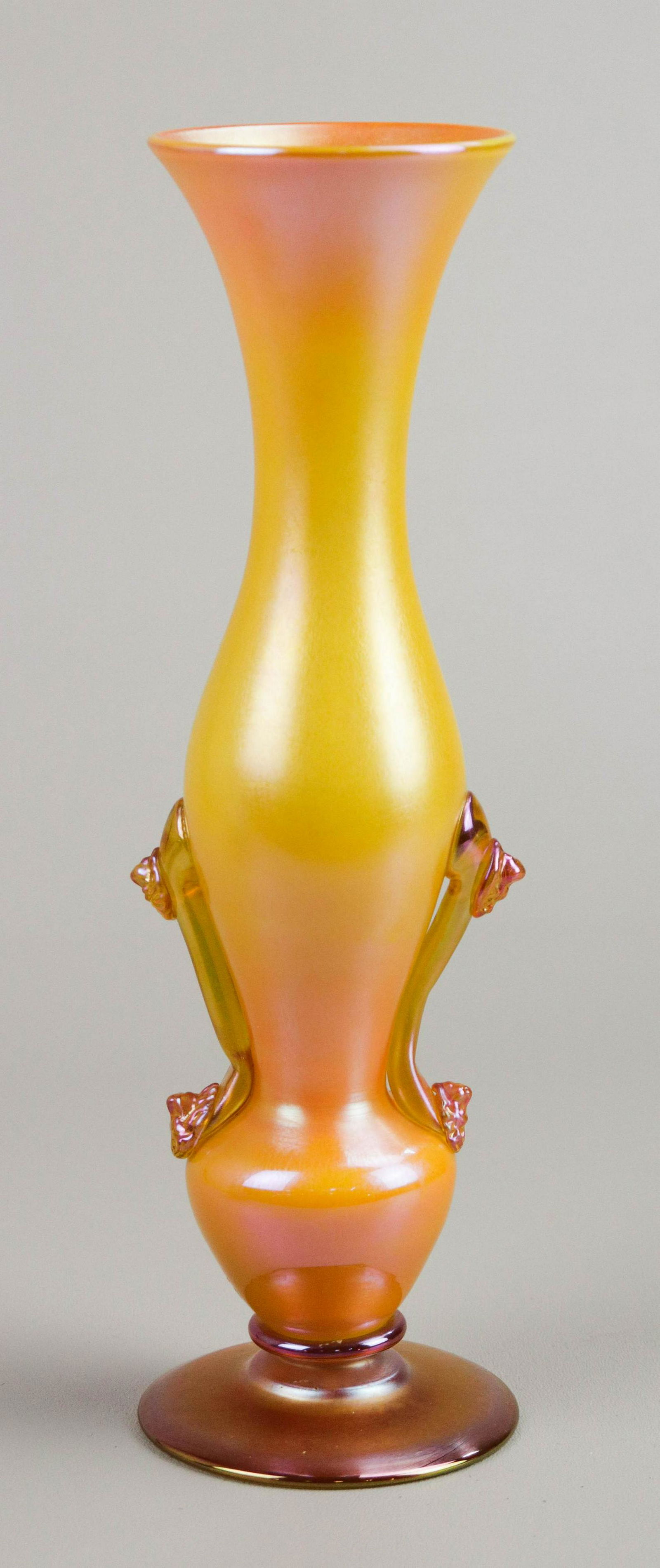 Durand Art Glass Footed Vase (1 of 1)