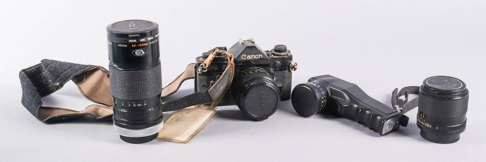 Canon A-1 Manual and (3) Lenses (1 of 1)