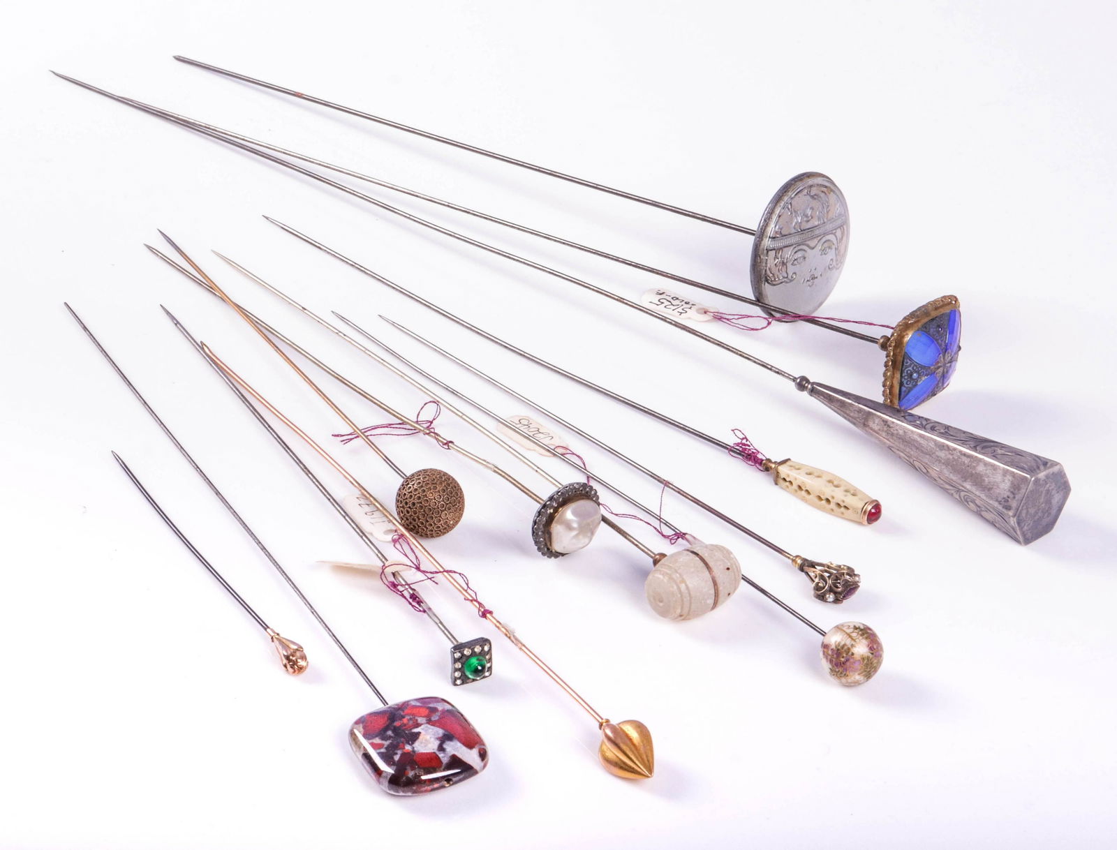 (12) Pc Collection of Stick /Hat pins (1 of 2)