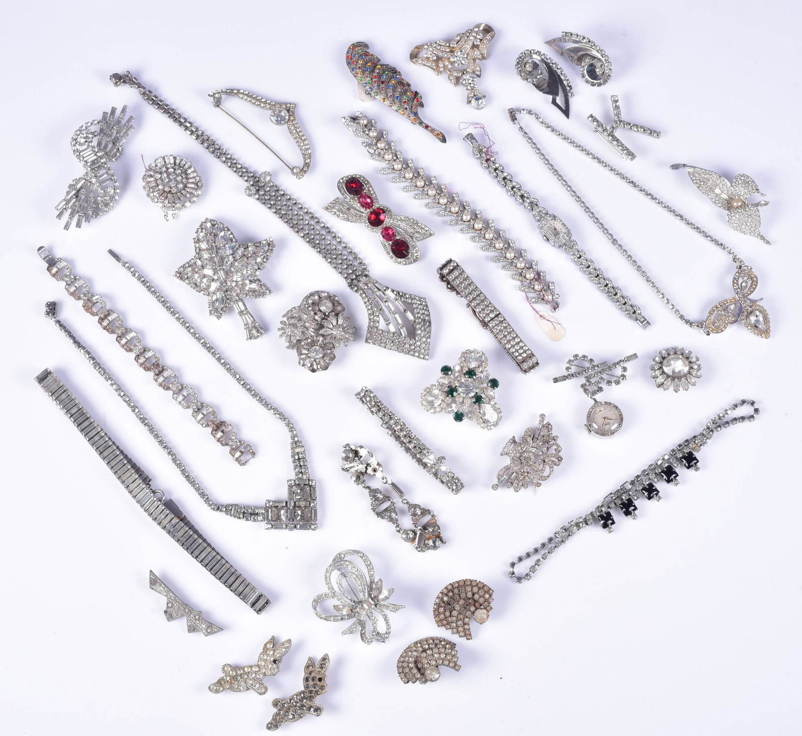 Vintage Rhinestone Jewelry, Ciner, Kramer, others (1 of 4)