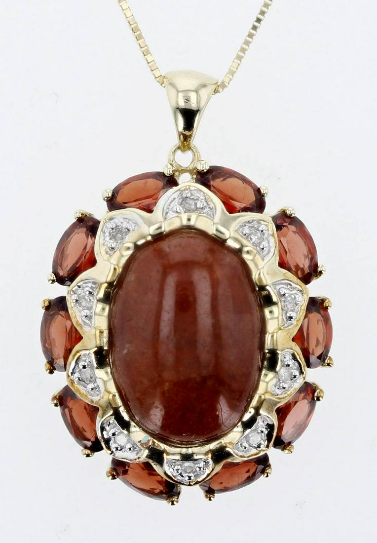 10K Gemstone Necklace (1 of 2)