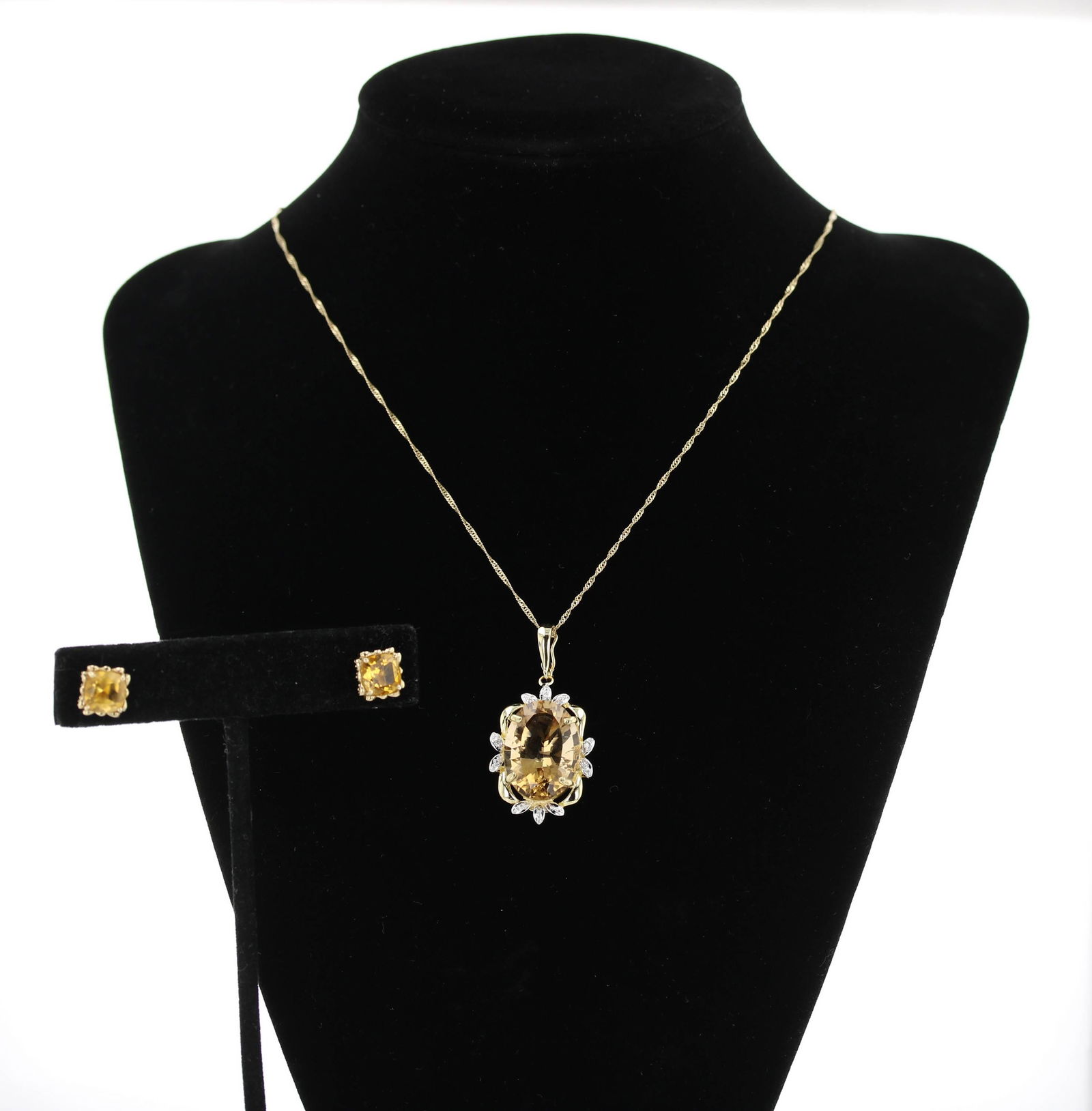 Yellow Gold  Citrine Jewelry Group (1 of 4)