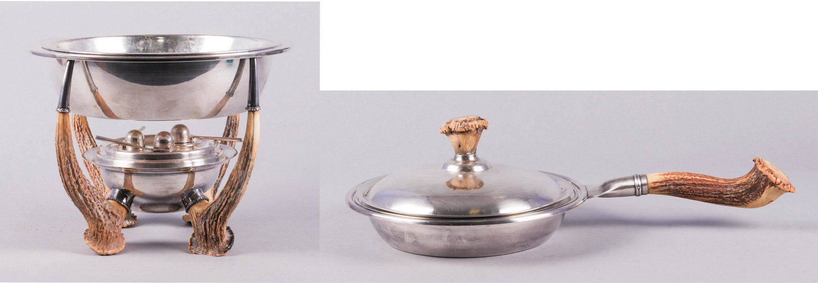 Gorham SP Staghorn Mounted Server and Stand (1 of 5)