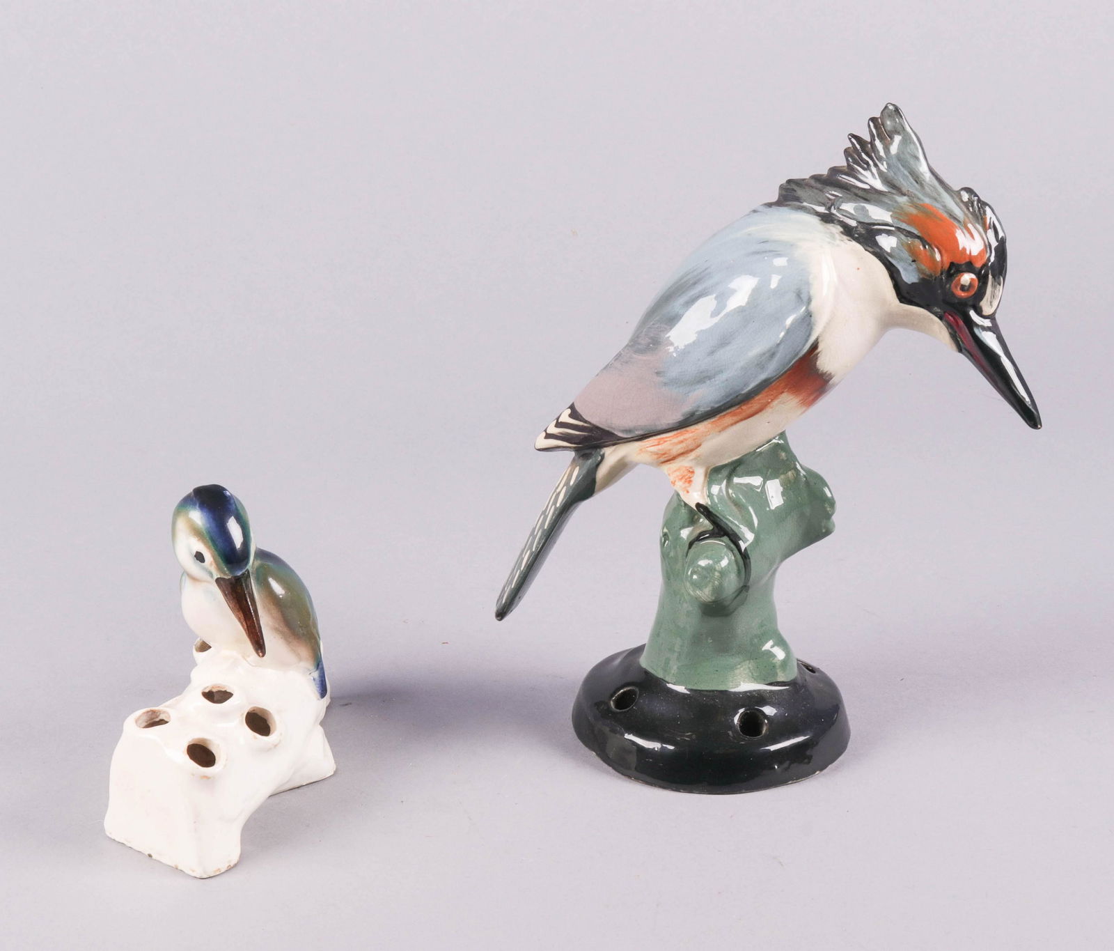 (2) Bird Form Flower Frogs (1 of 1)