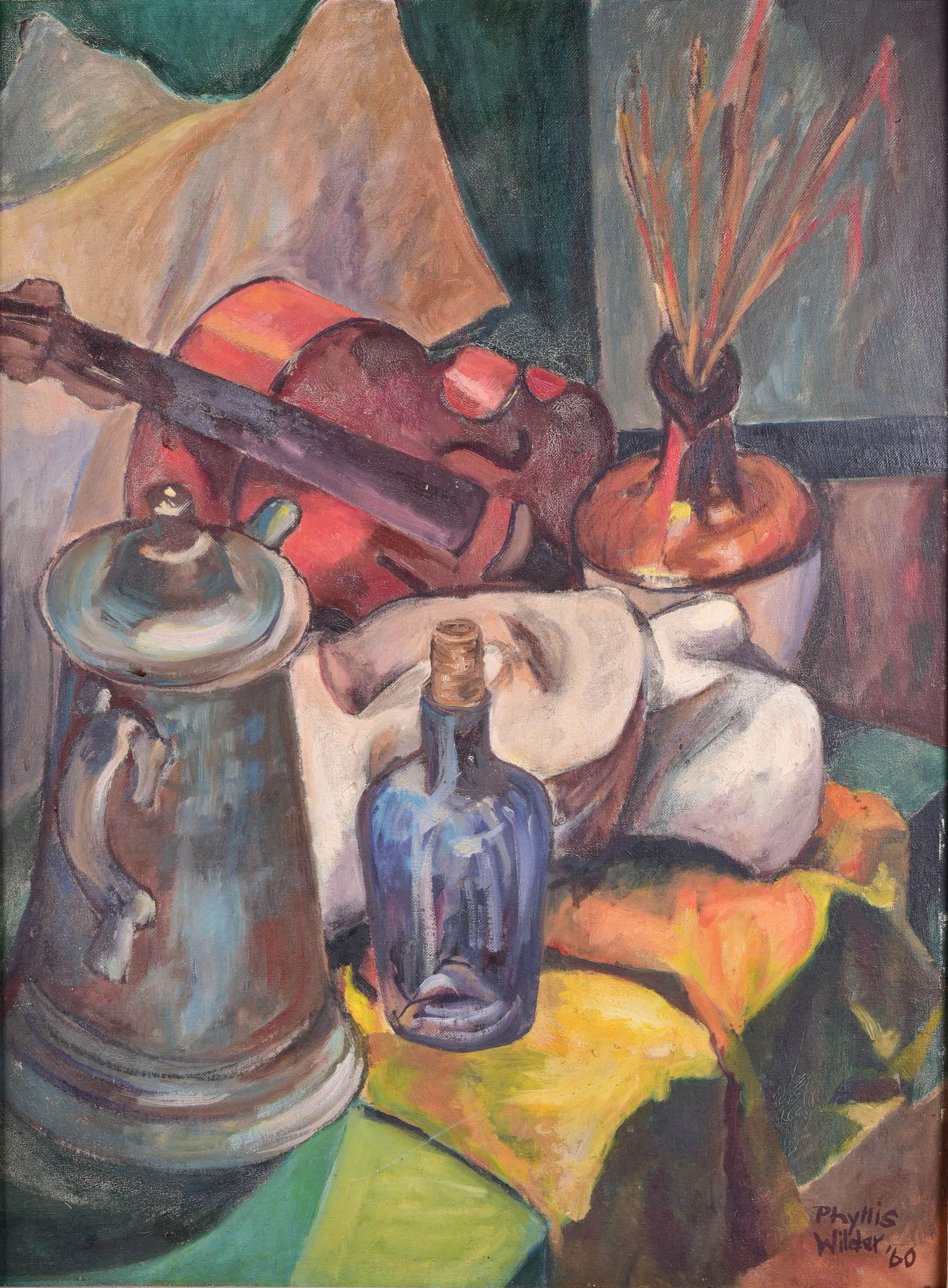 Phyllis Wilder "Still Life with Violin" (1 of 3)