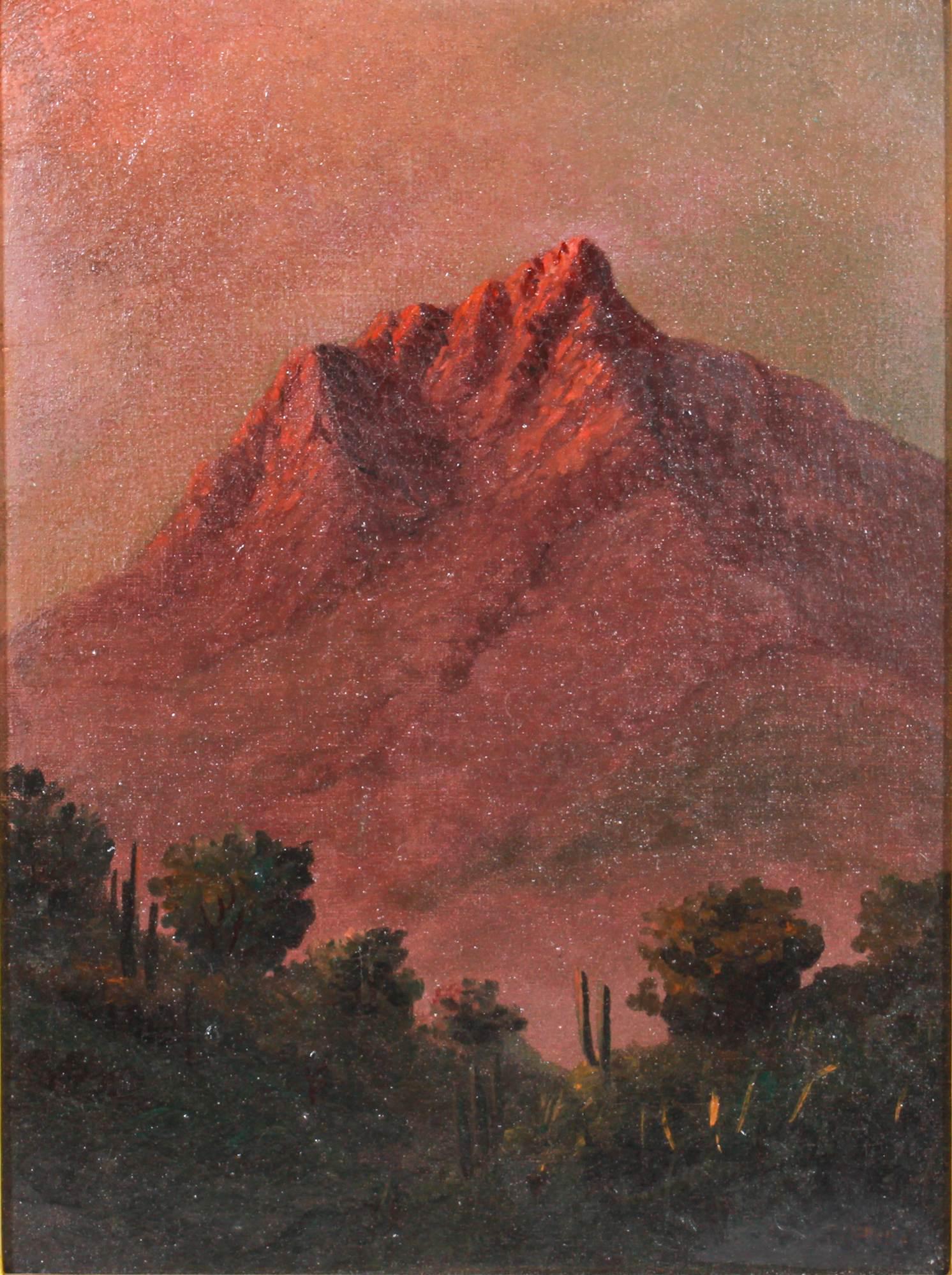 19th C American Mountain Landscape Painting (1 of 4)