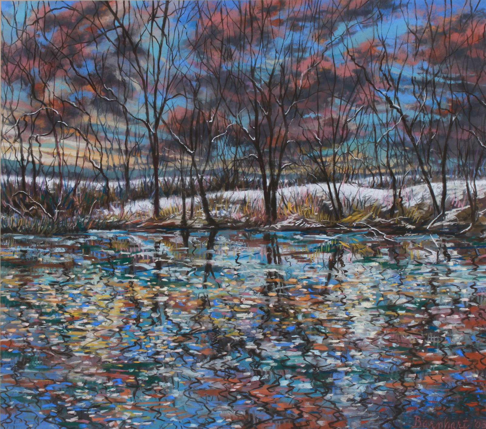 Contemporary Pastel Landscape Painting (1 of 4)