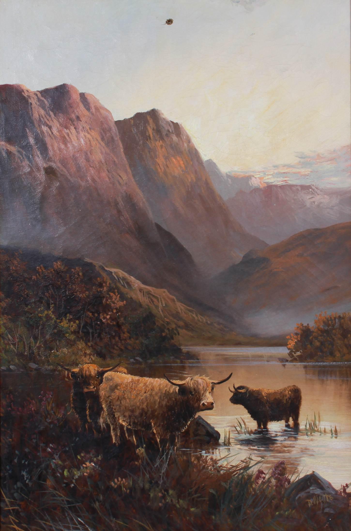 19th C British Landscape with Cattle (1 of 5)