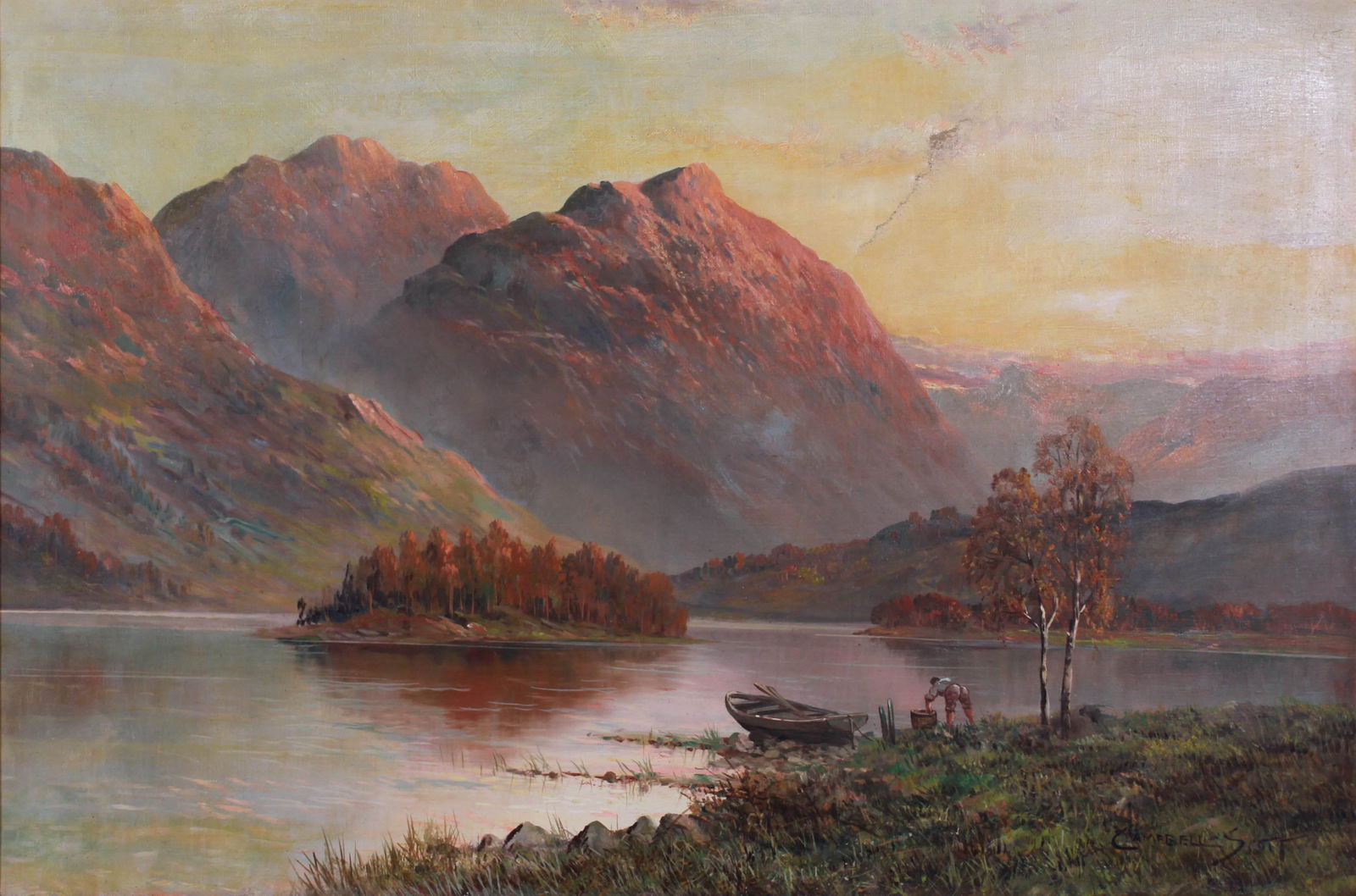Campbell Scott Mountain Landscape Painting (1 of 7)