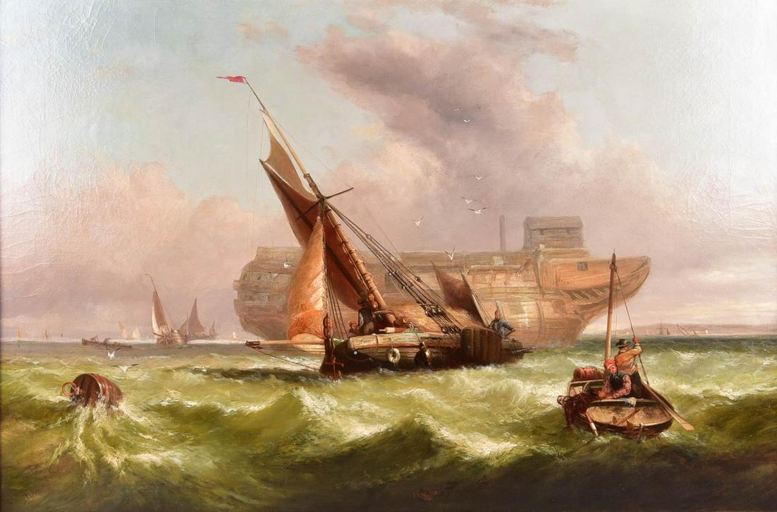 John Cheltenham Wake Marine Painting (1 of 2)