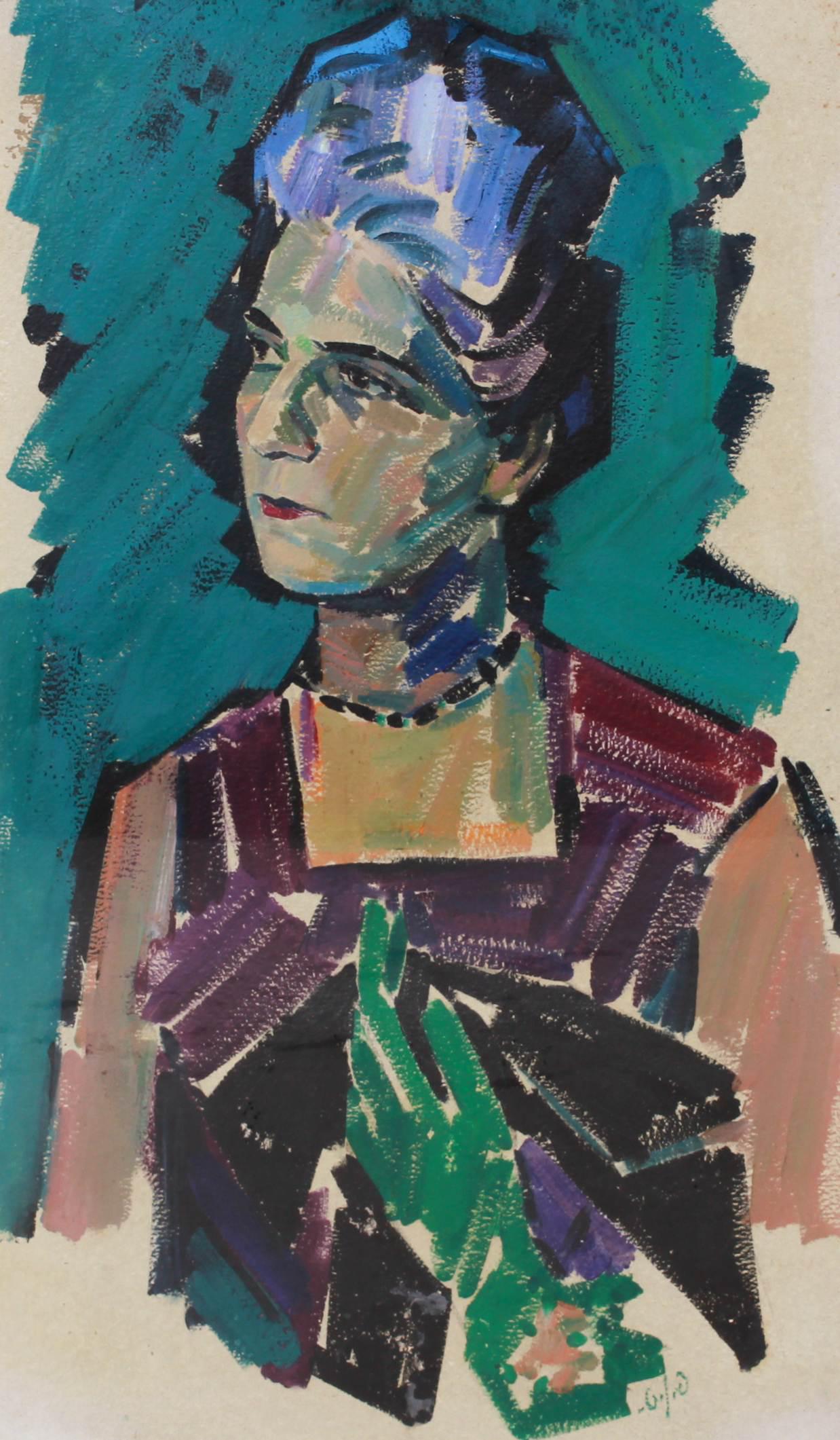 Pinchas Litvinovsky "Portrait of a Lady" (1 of 3)