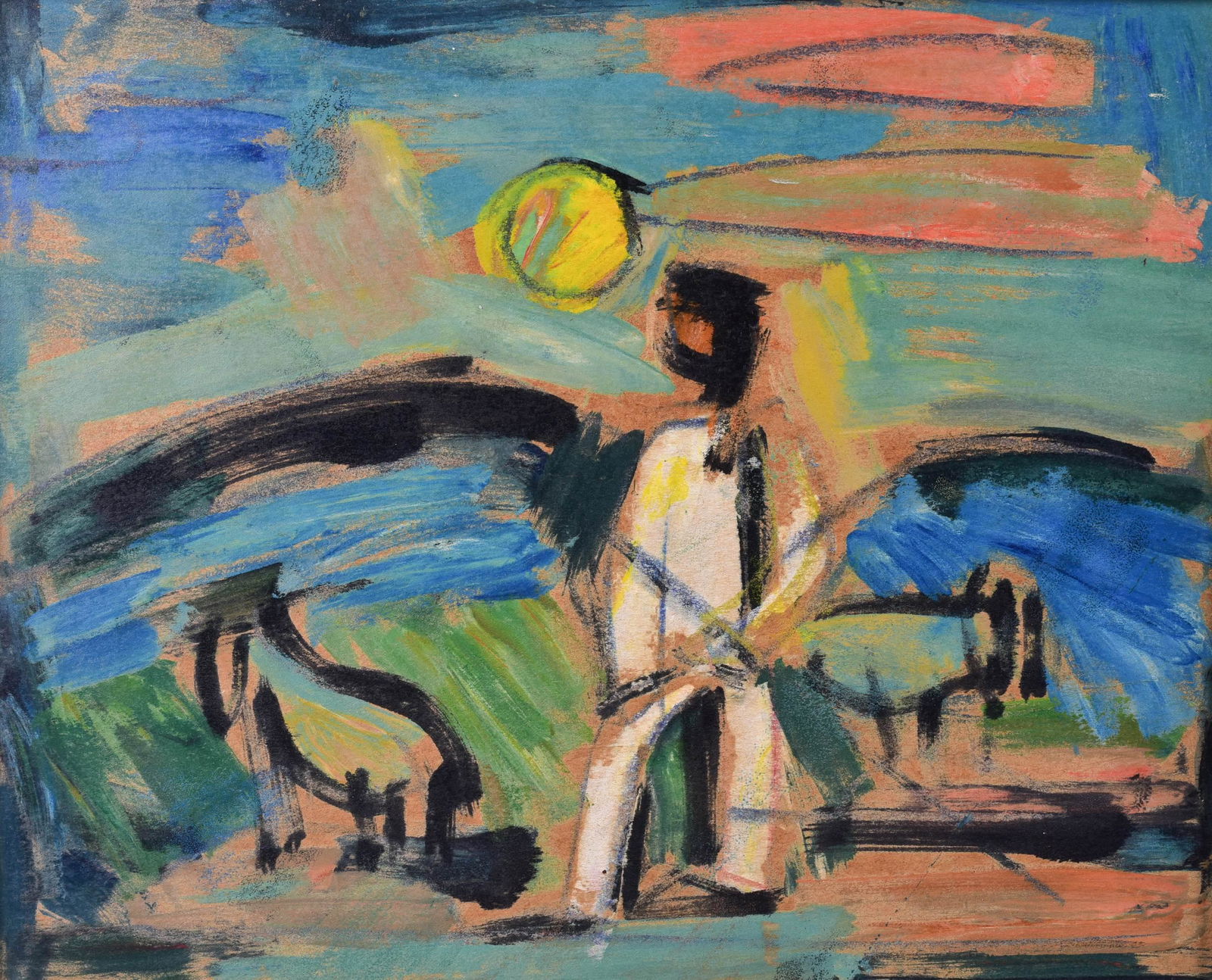 Pinchas Litvinovsky Shepherd with Sheep (1 of 2)