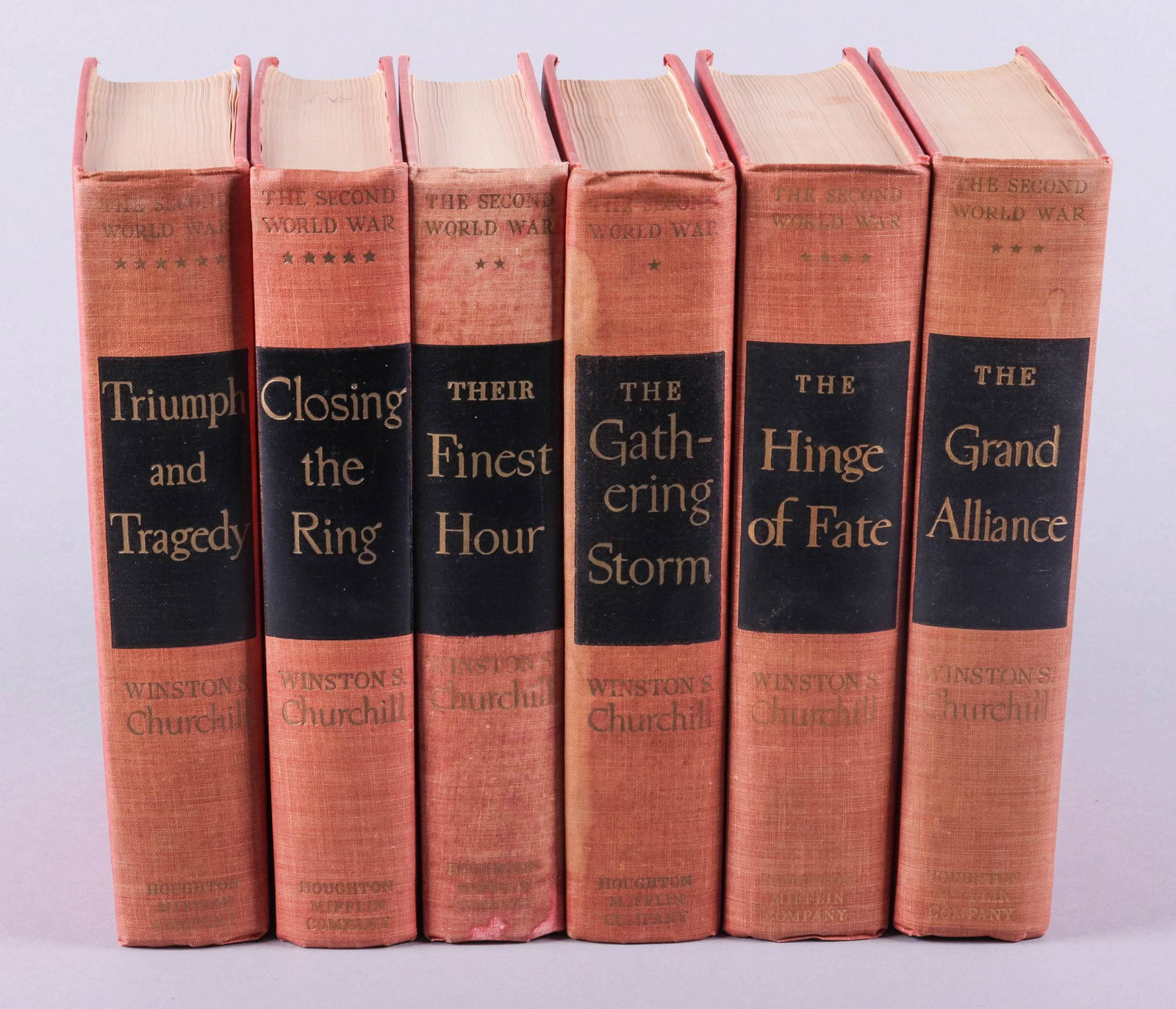 Winston Churchill Second World War Six Volume Set (1 of 1)