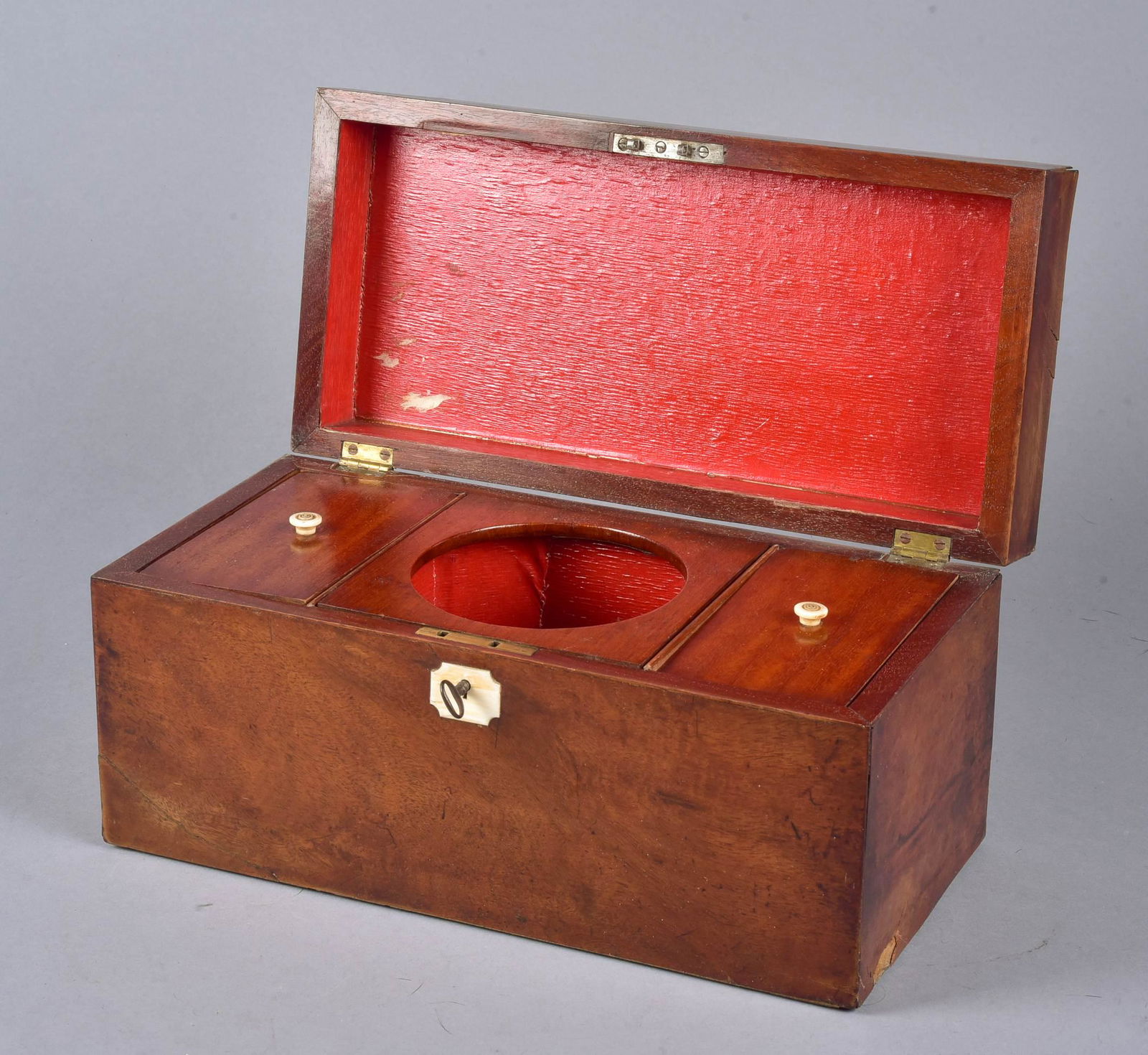 Mahogany Tea Caddy (1 of 3)