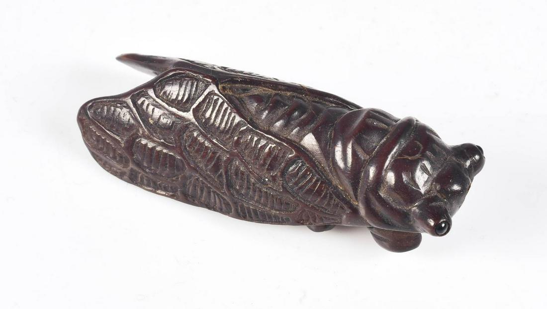 Japanese Carved Wood Netsuke (1 of 3)