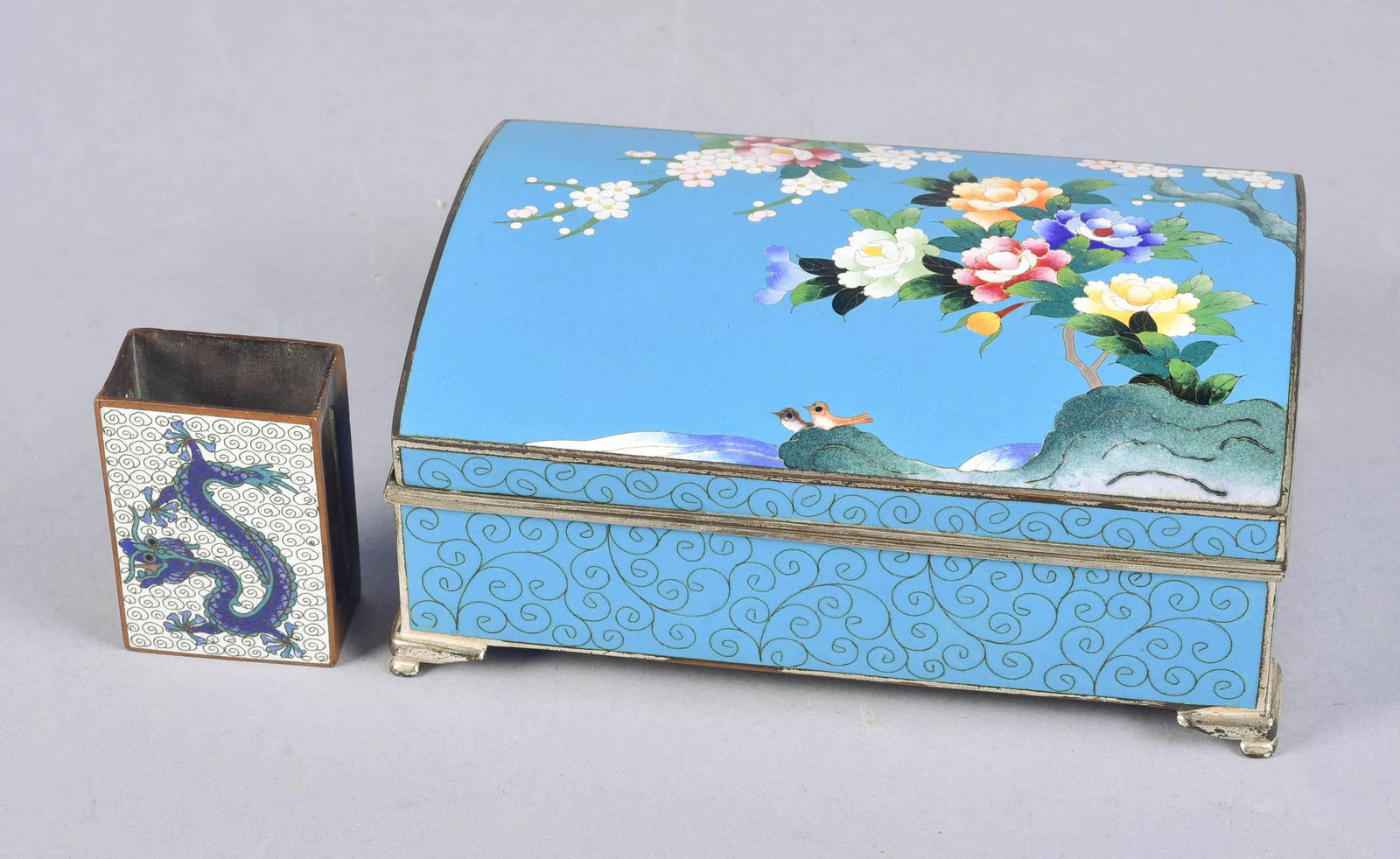Japanese Cloisonne Music and Match Box (1 of 2)