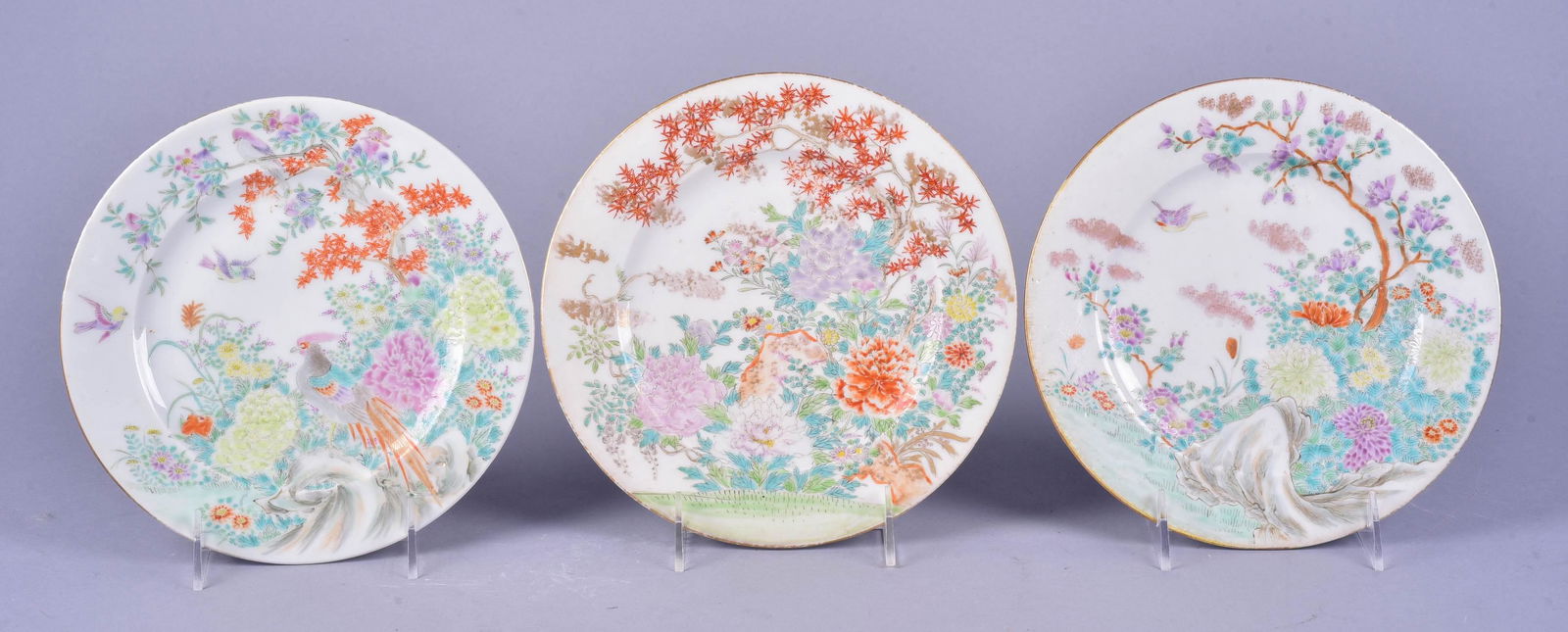 (3) Japanese Porcelain Plates (1 of 2)