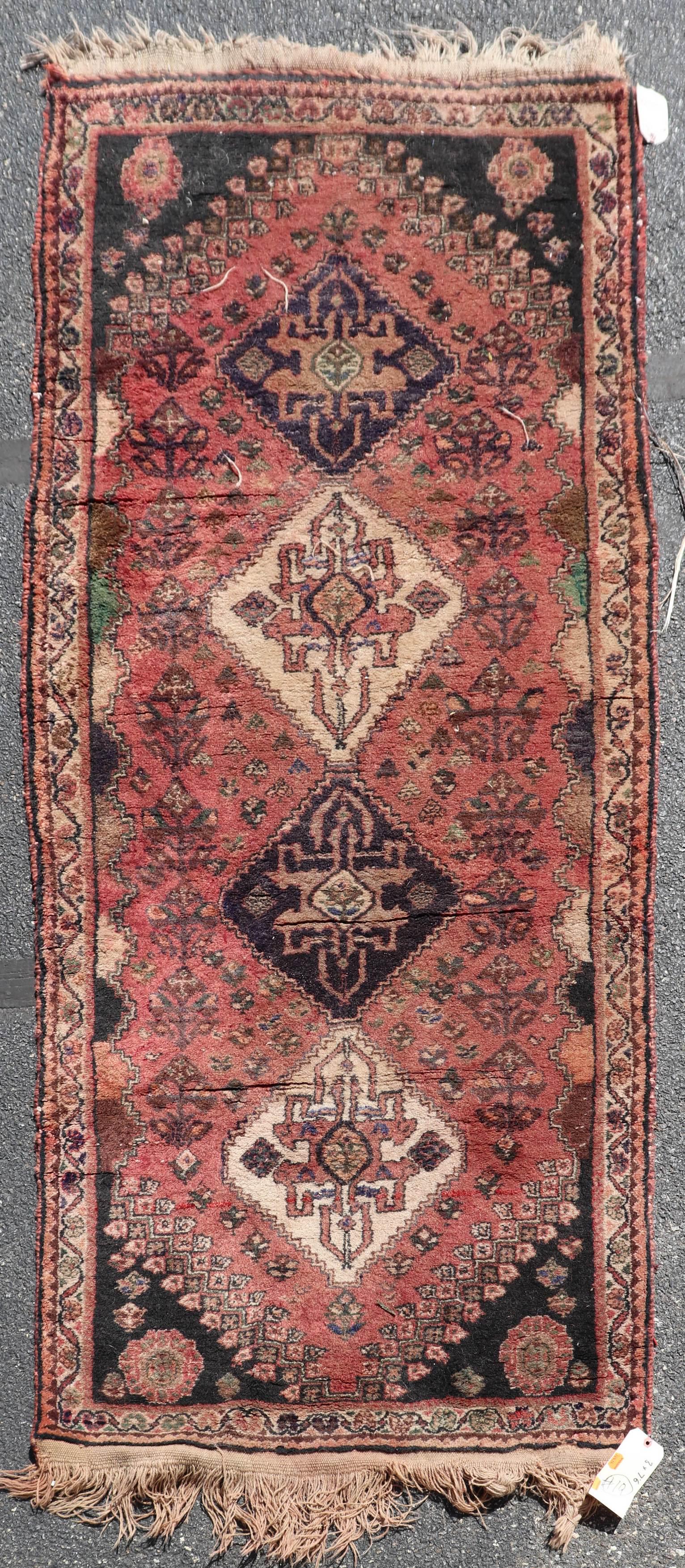 3' X 7'6" Semi Antique Shiraz Runner (1 of 7)