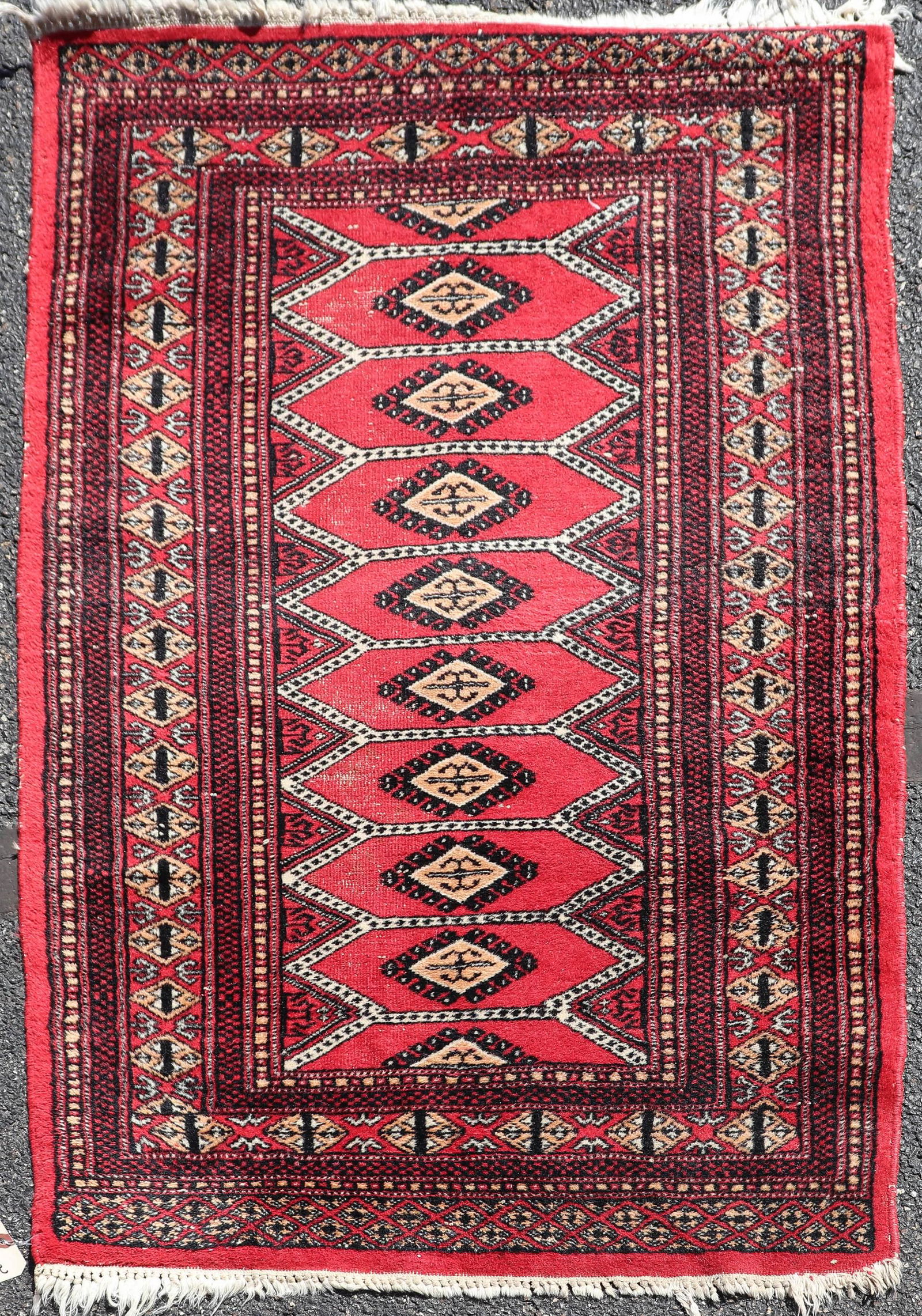 2'8" X 3'10" Pakistani Bokhara Rug (1 of 5)